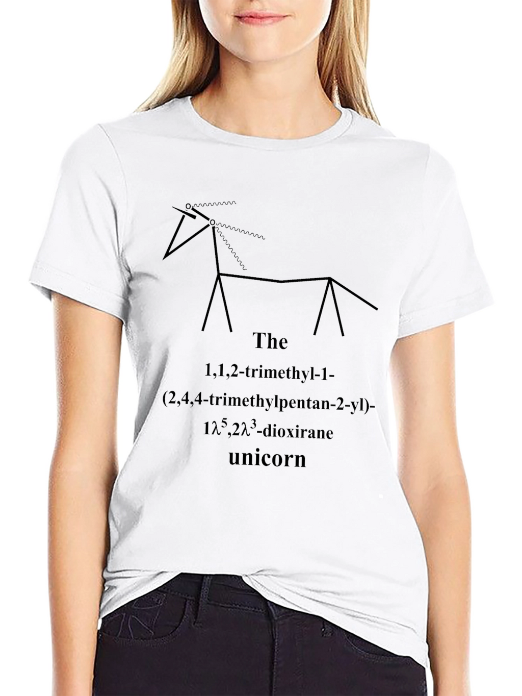 Chemistry Unicorn Graphic T-Shirt