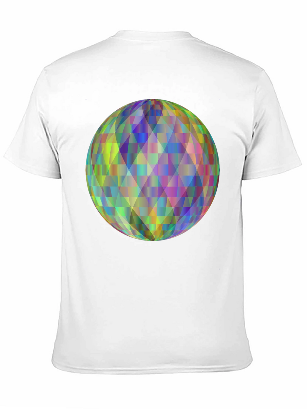Geometric Orb Graphic Black T-Shirt