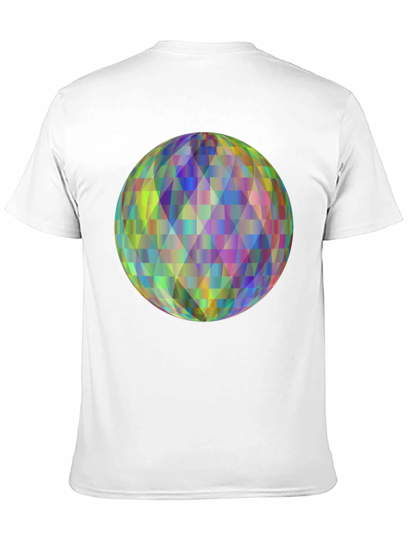 Geometric Orb Graphic Black T-Shirt