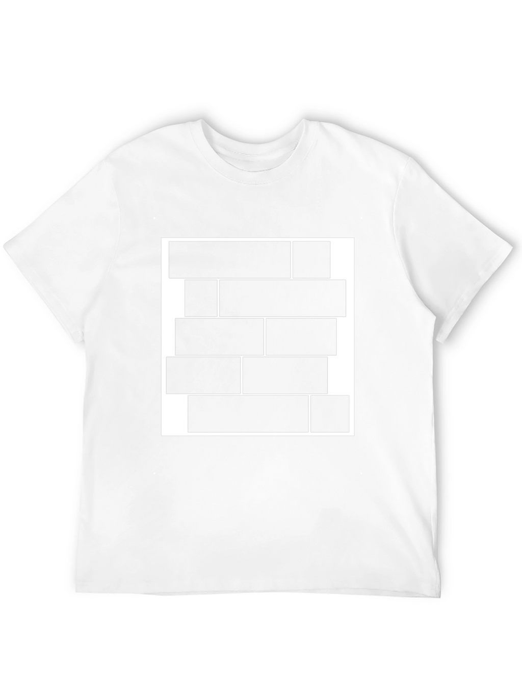 Modern Abstract Graphic Tee - Black