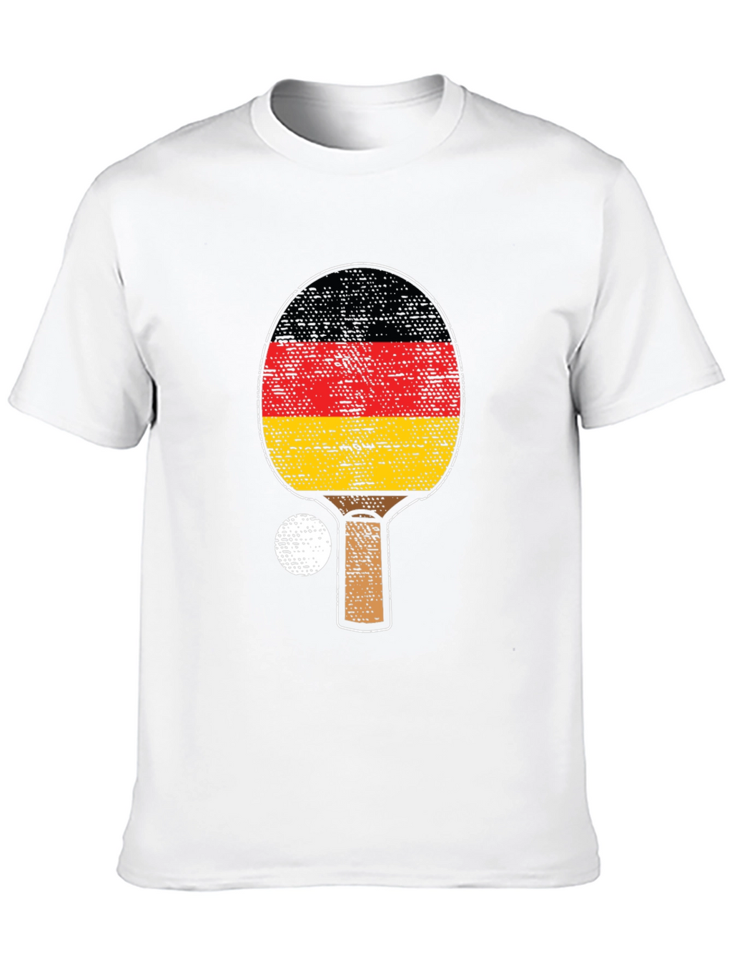Germany Flag Table Tennis Racket T-Shirt