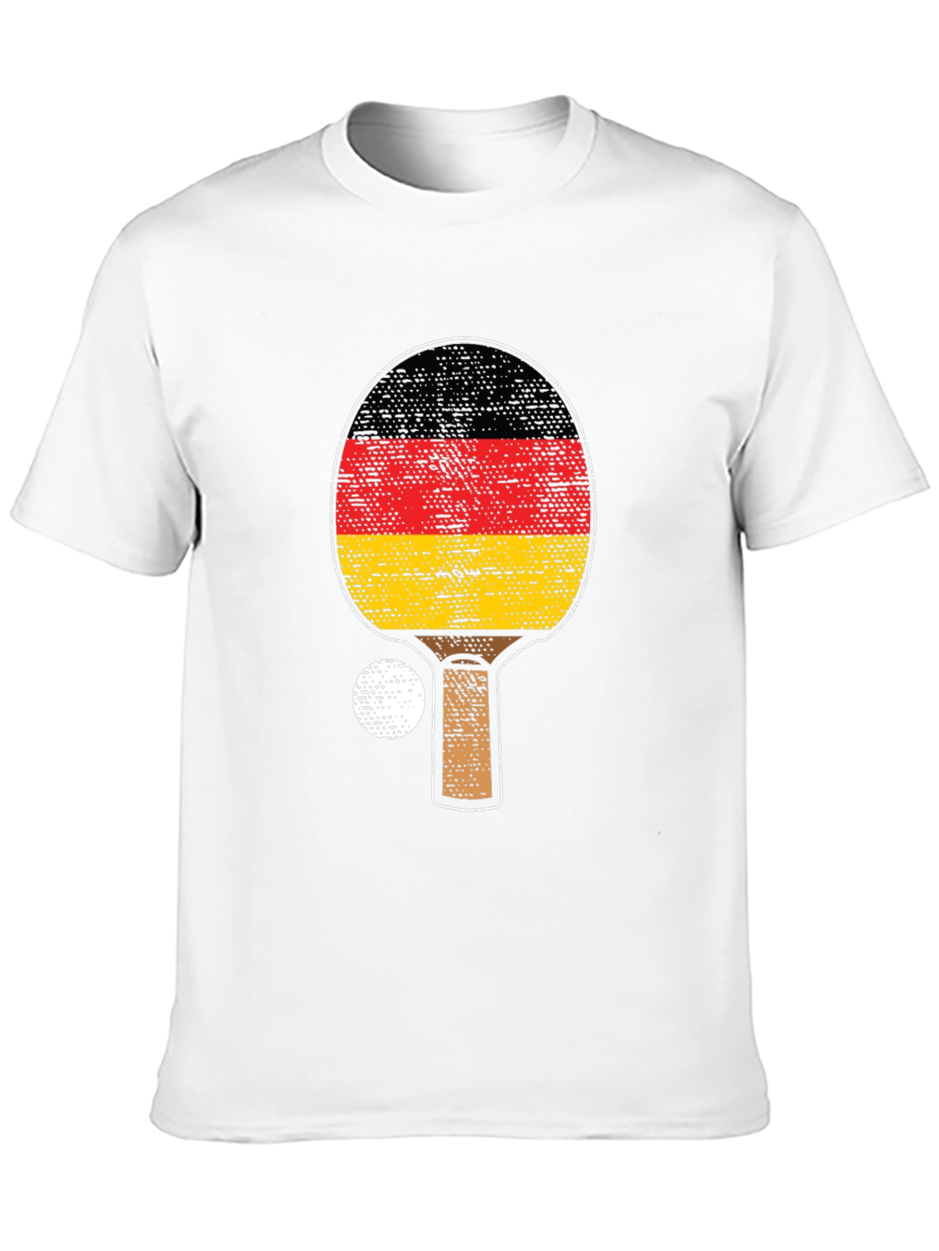 Germany Flag Table Tennis Racket T-Shirt