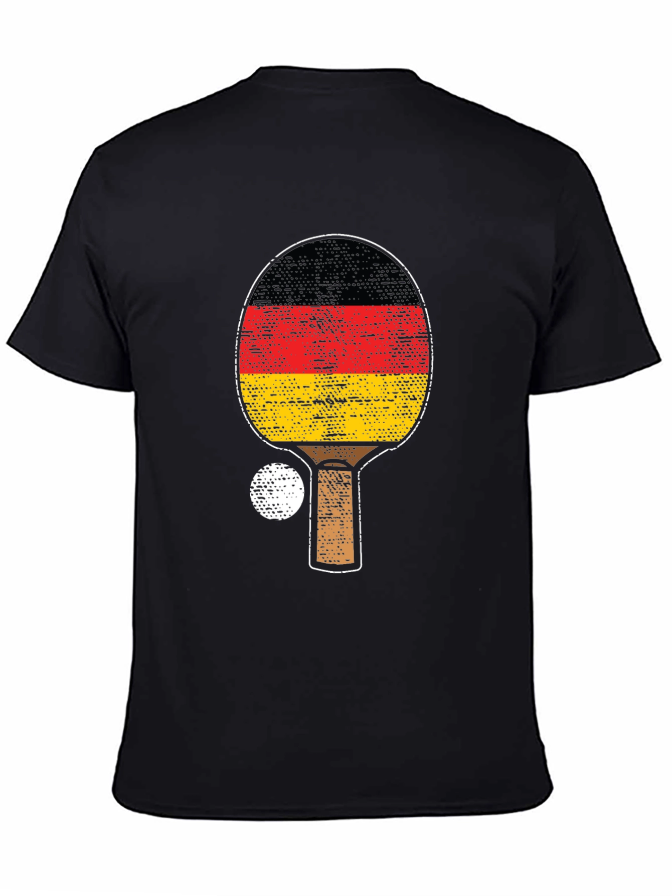 Germany Flag Table Tennis Racket T-Shirt