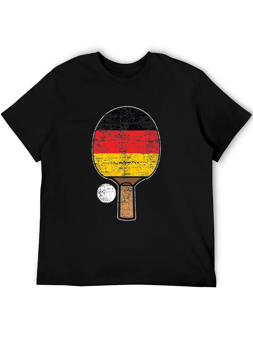 Germany Flag Table Tennis Racket T-Shirt