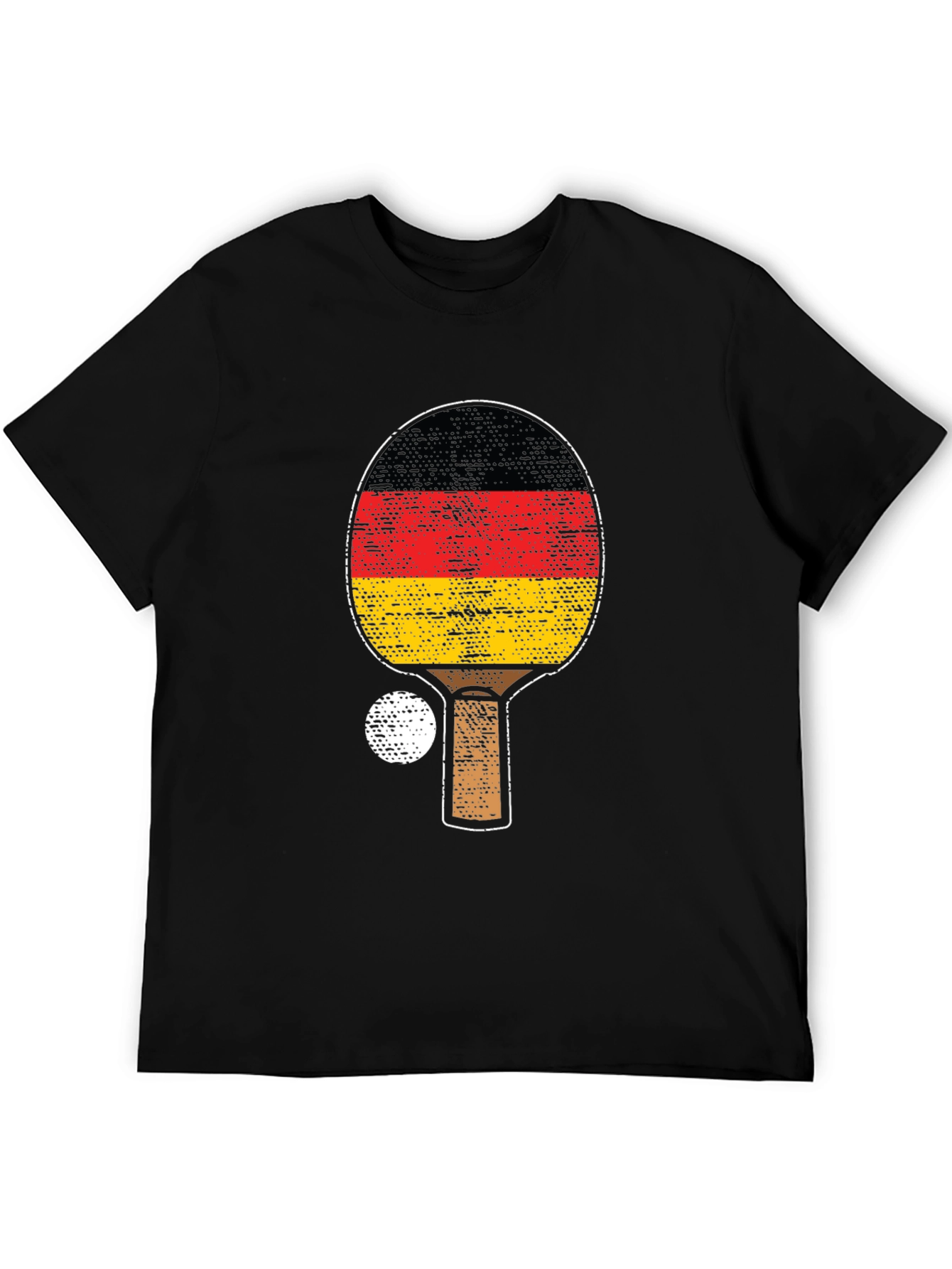 Germany Flag Table Tennis Racket T-Shirt