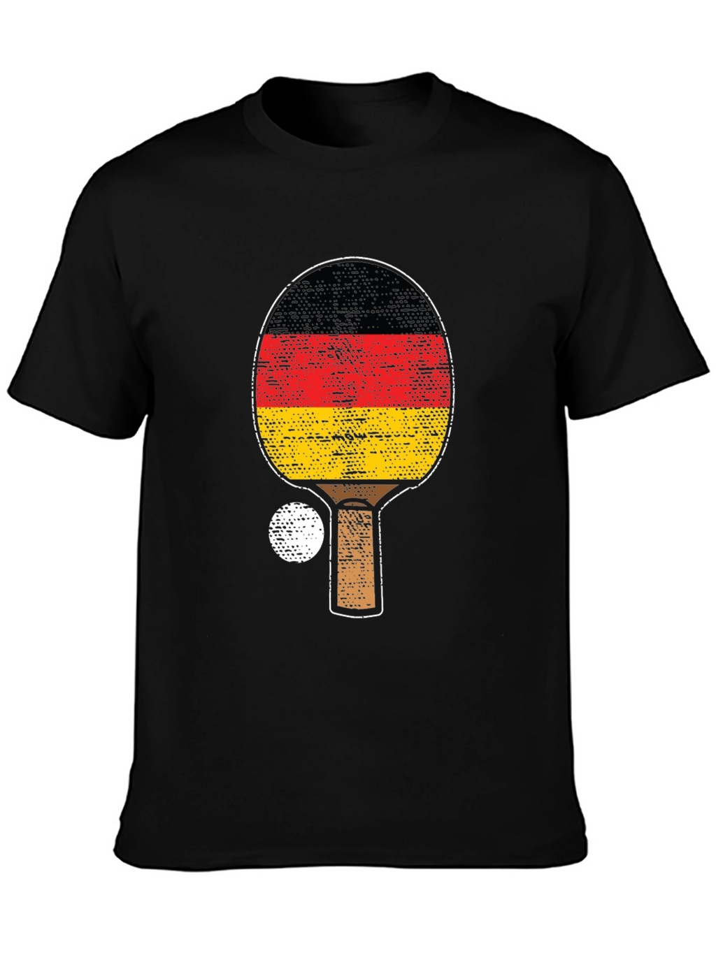 Germany Flag Table Tennis Racket T-Shirt