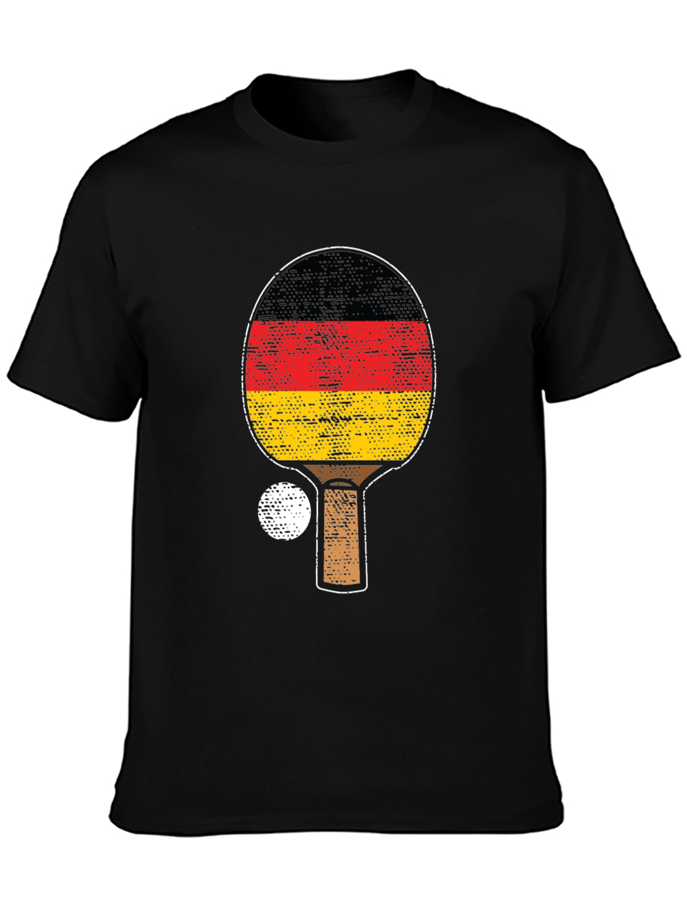 Germany Flag Table Tennis Racket T-Shirt
