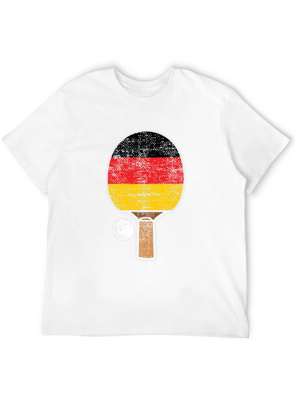 Germany Flag Table Tennis Racket T-Shirt