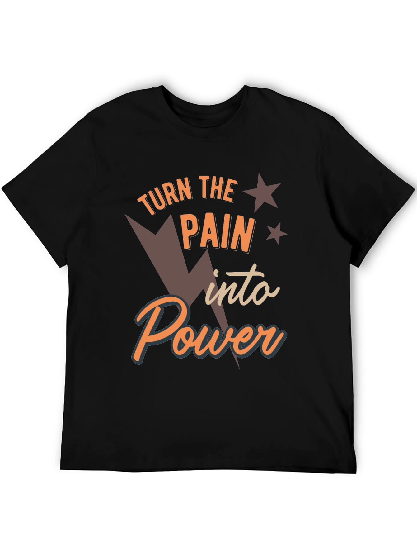 Turn the Pain Into Power Graphic T-Shirt