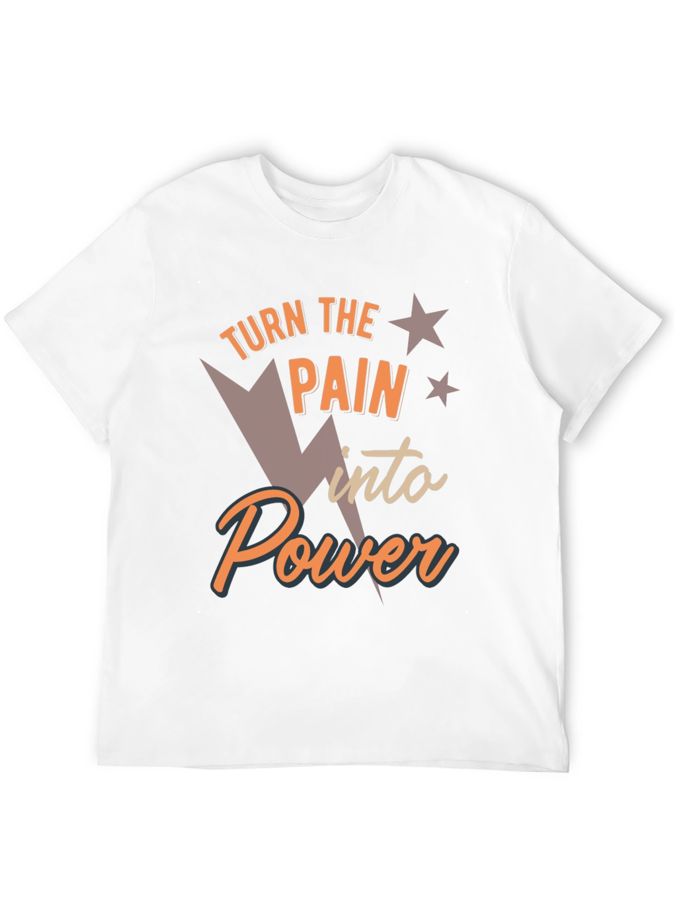 Turn the Pain Into Power Graphic T-Shirt