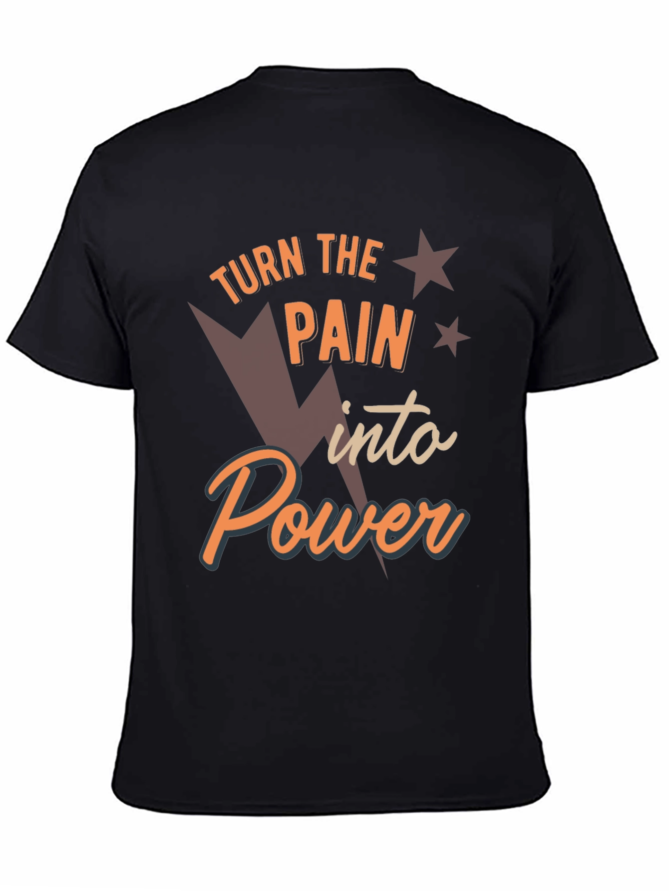 Turn the Pain Into Power Graphic T-Shirt