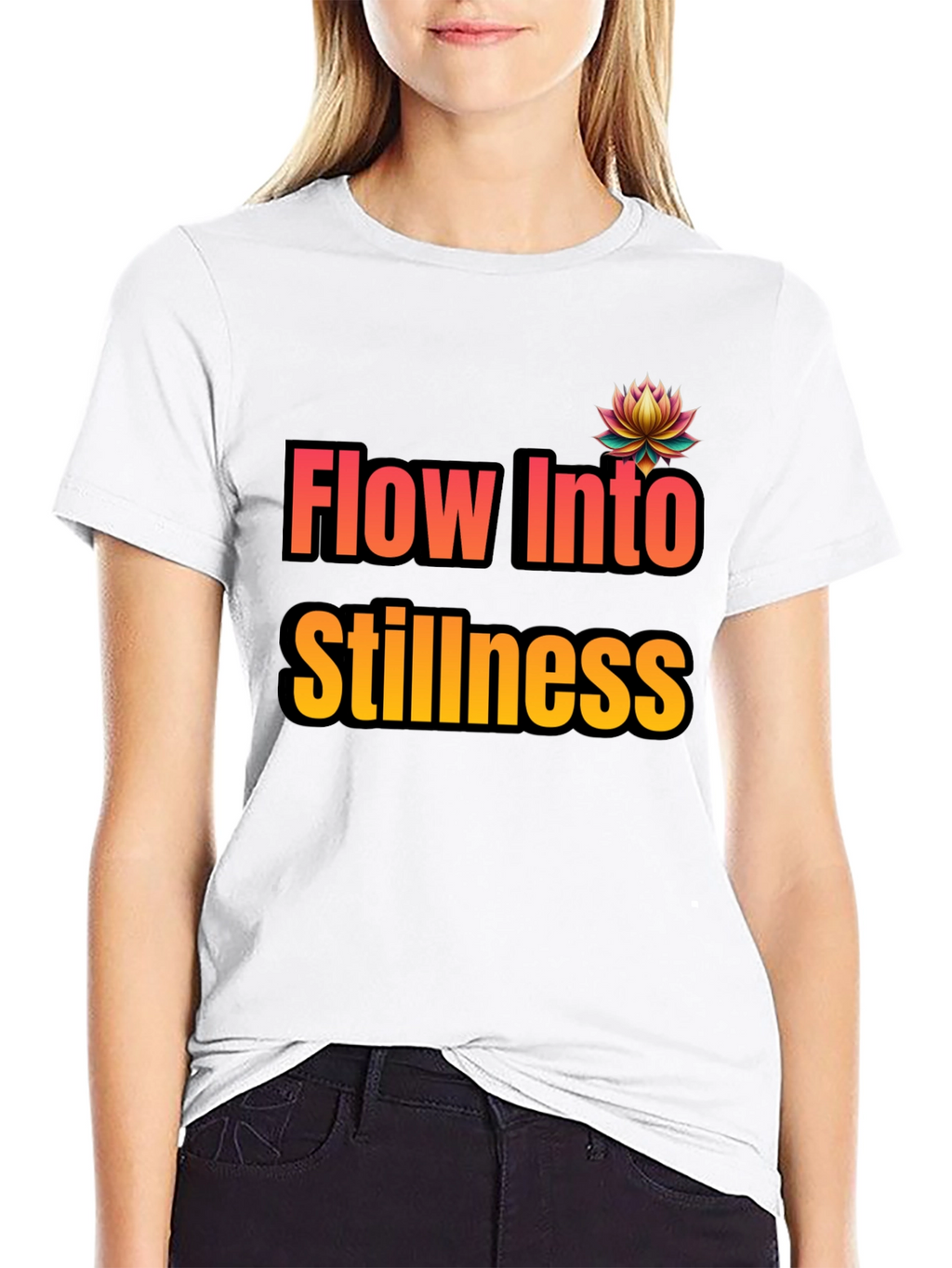 Flow Into Stillness Graphic T-Shirt