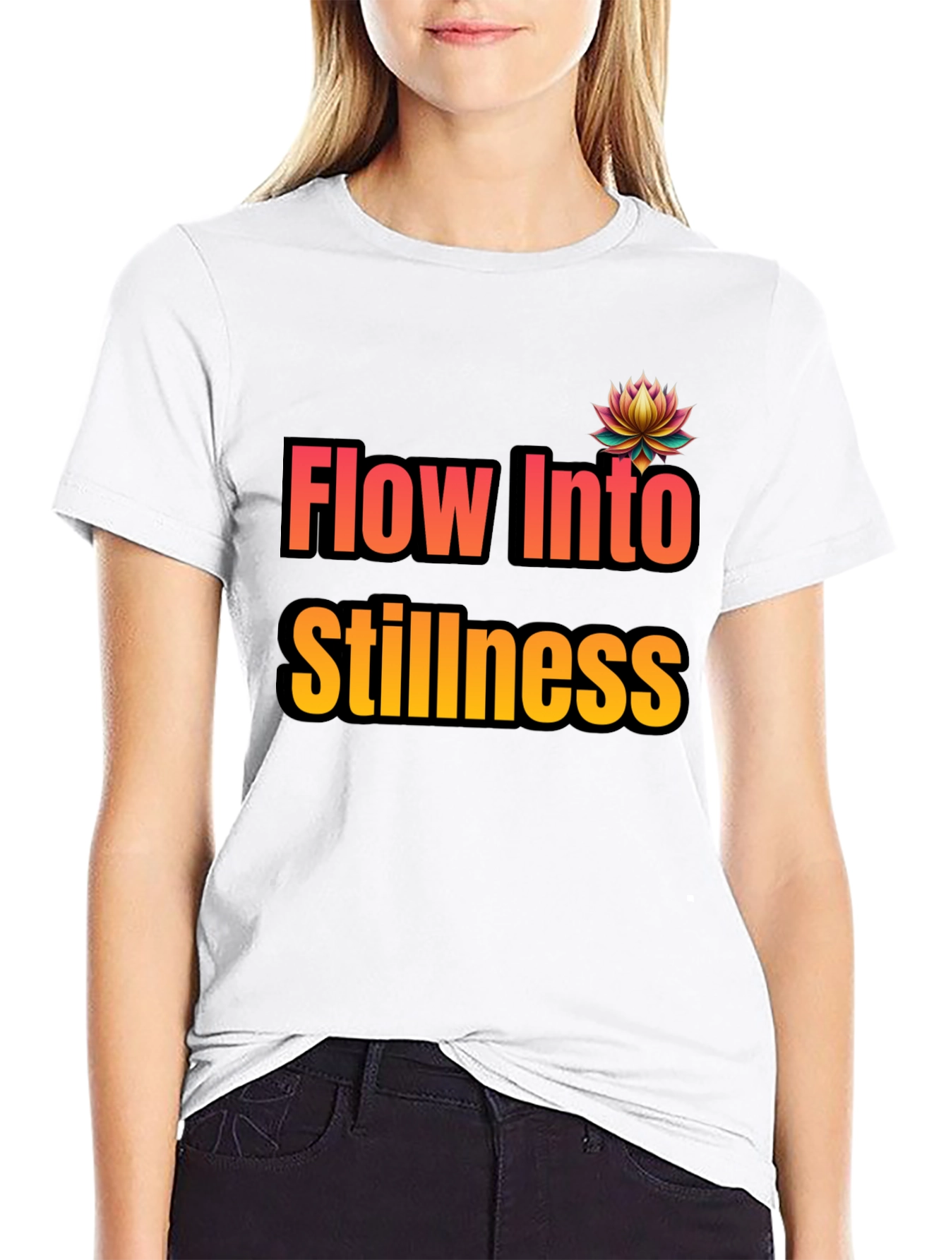 Flow Into Stillness Graphic T-Shirt