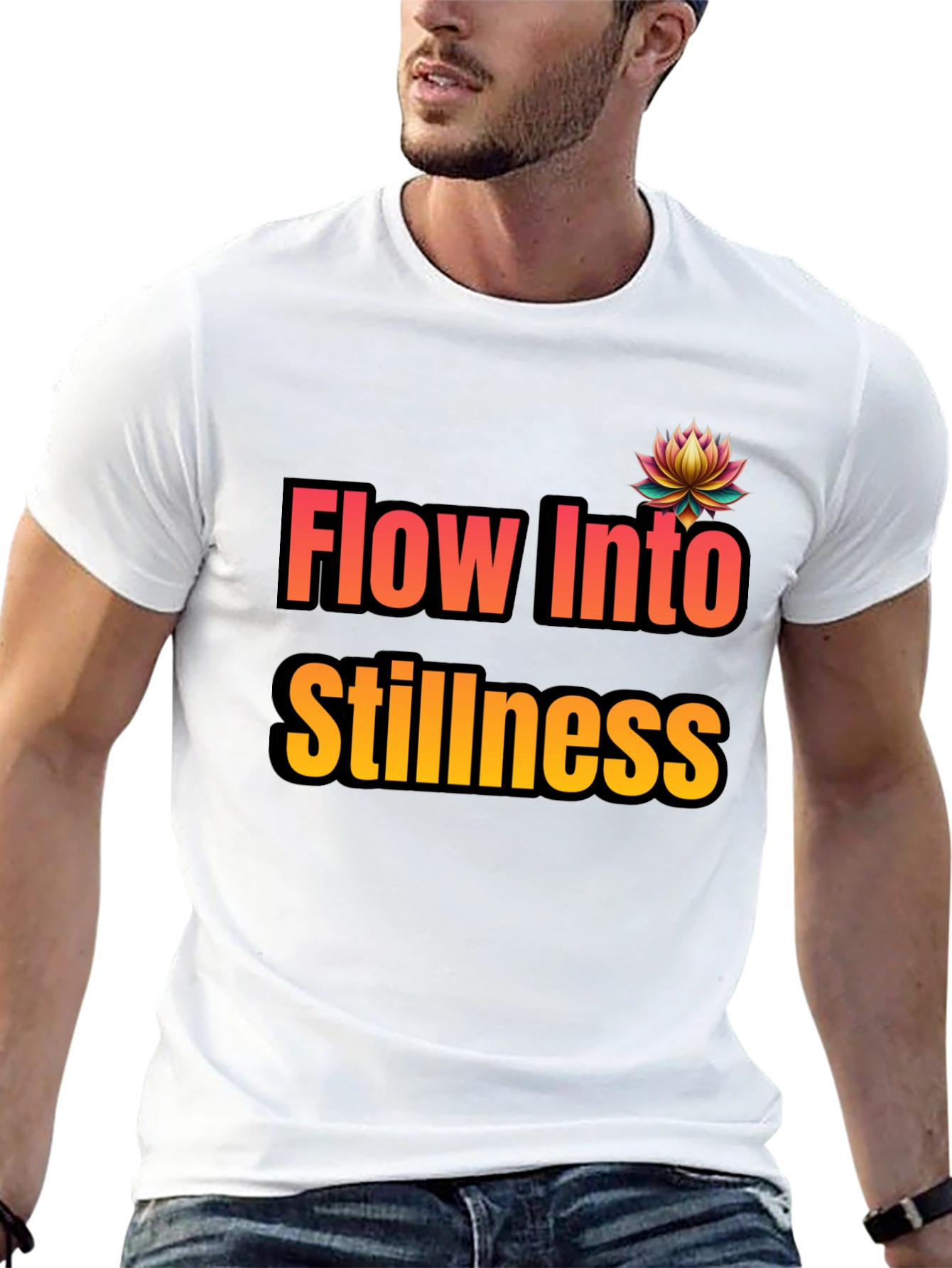 Flow Into Stillness Graphic T-Shirt
