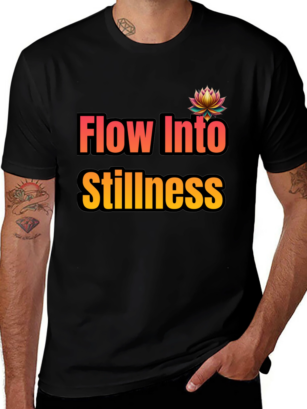 Flow Into Stillness Graphic T-Shirt
