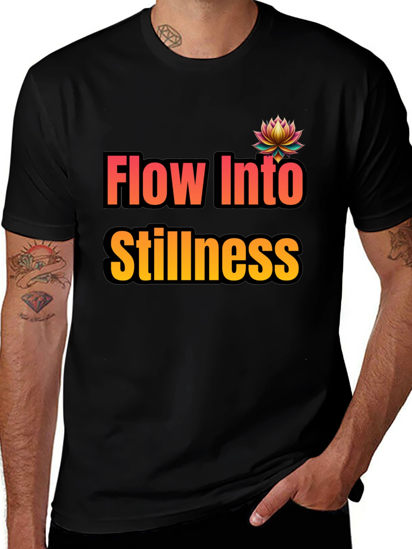 Flow Into Stillness Graphic T-Shirt