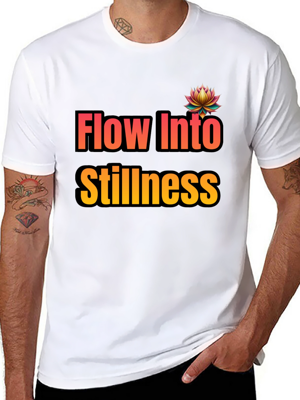 Flow Into Stillness Graphic T-Shirt