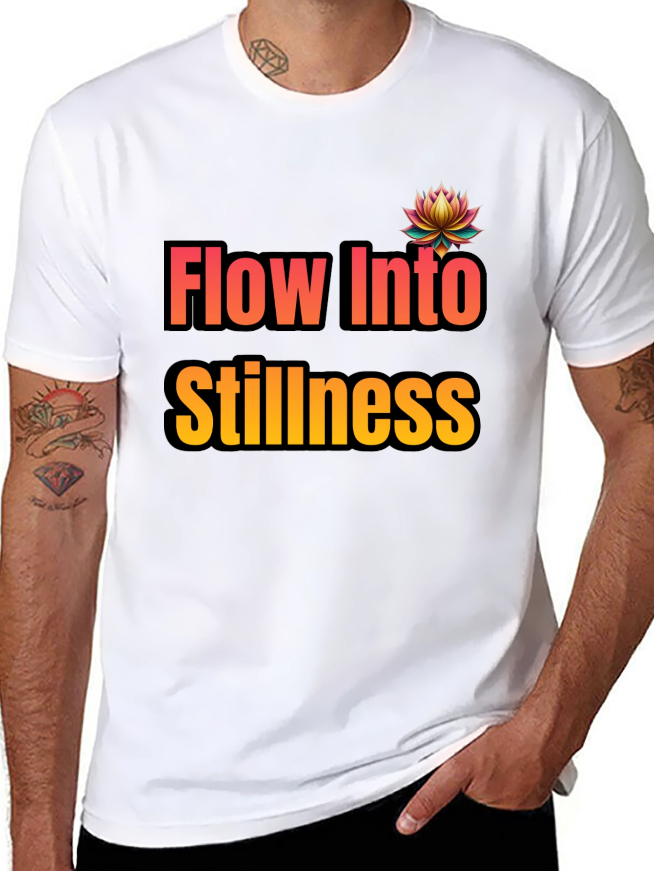 Flow Into Stillness Graphic T-Shirt