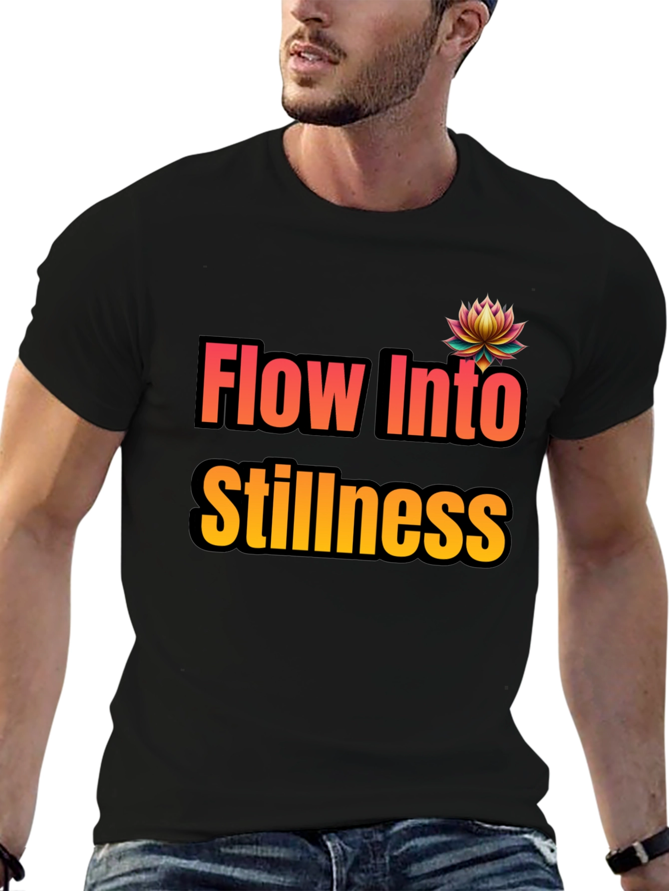 Flow Into Stillness Graphic T-Shirt