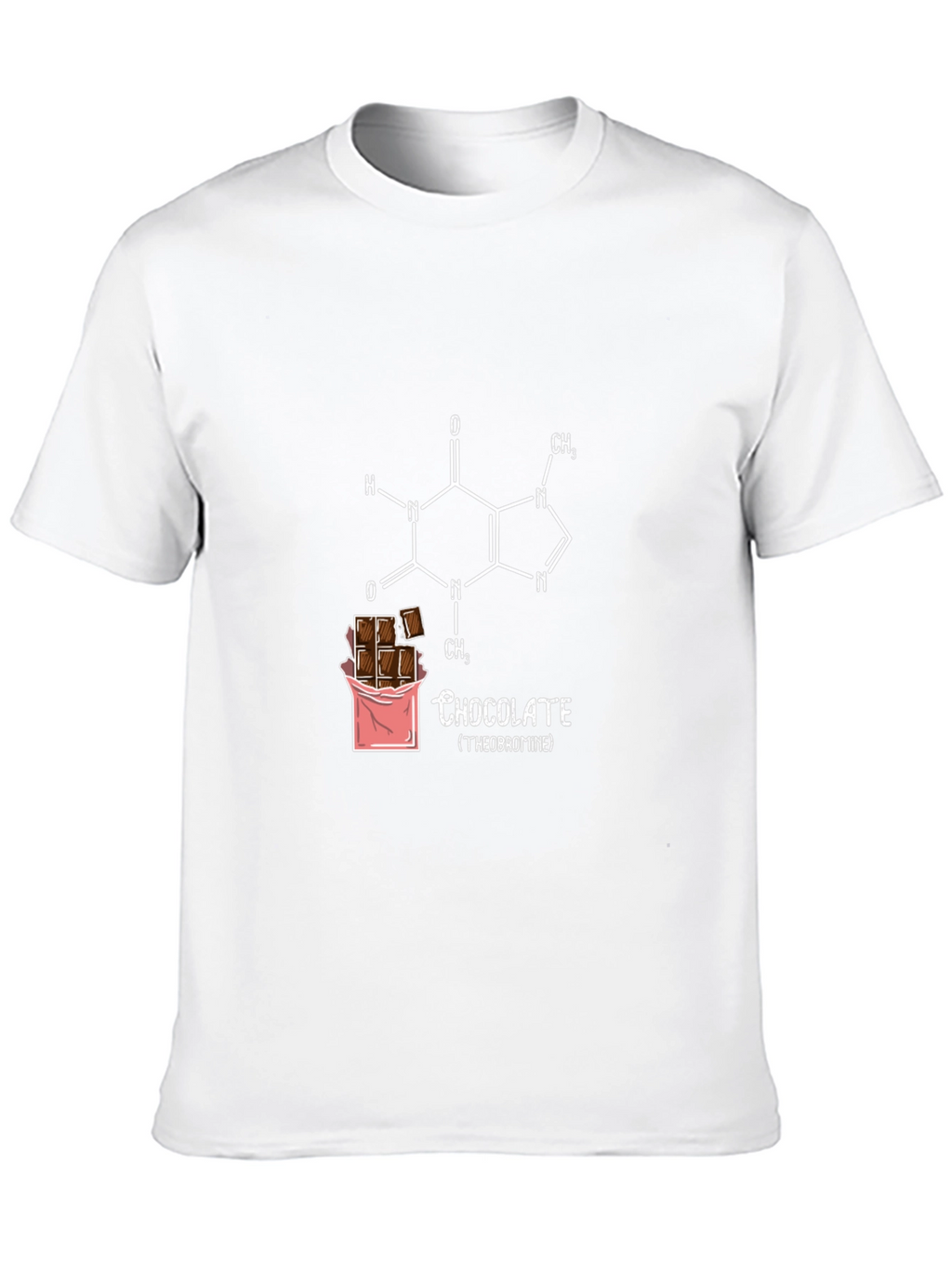Chocolate Theobromine T-Shirt - Funny Science Tee