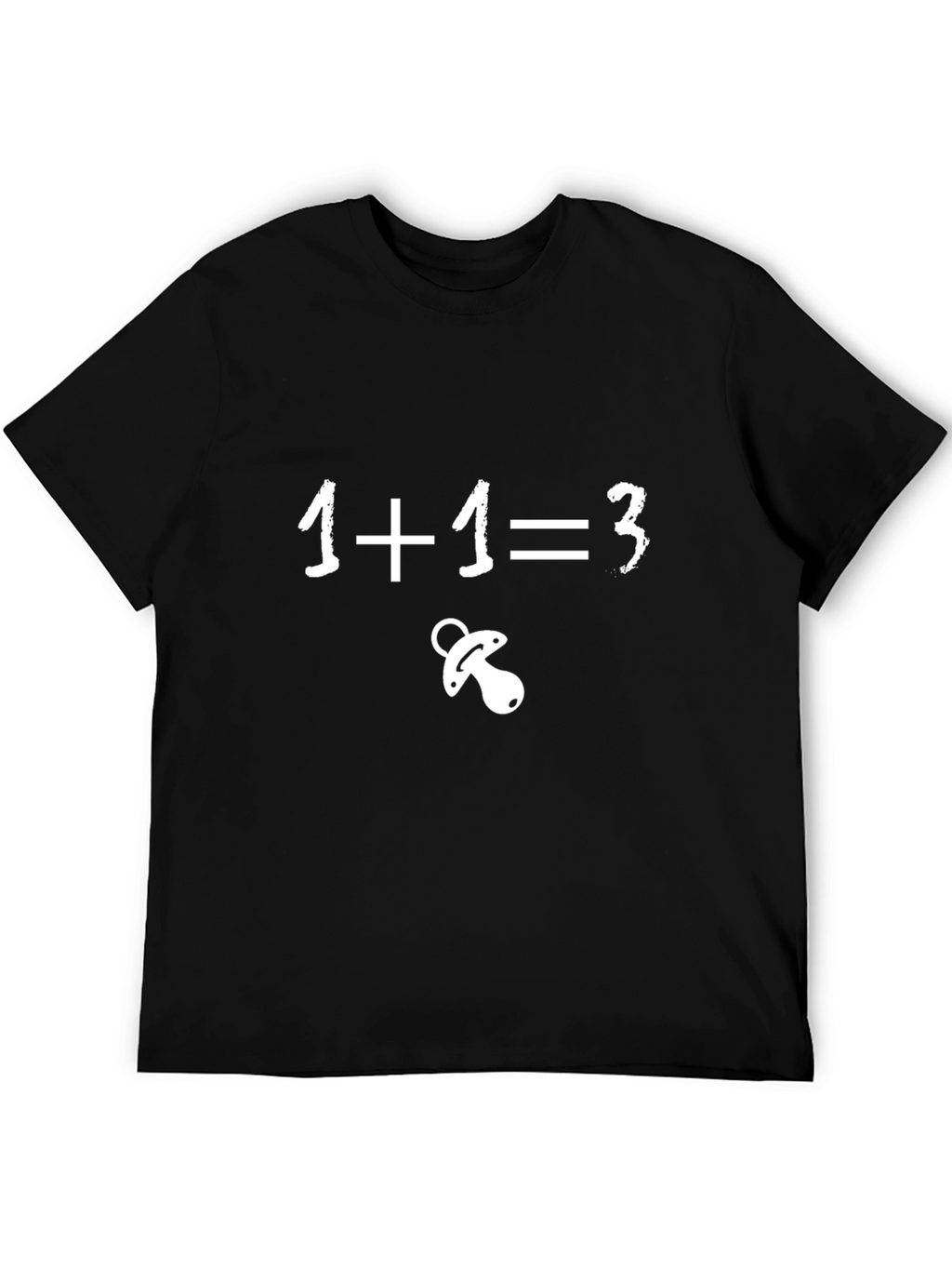 Funny Pregnancy Announcement T-Shirt - 1+1=3