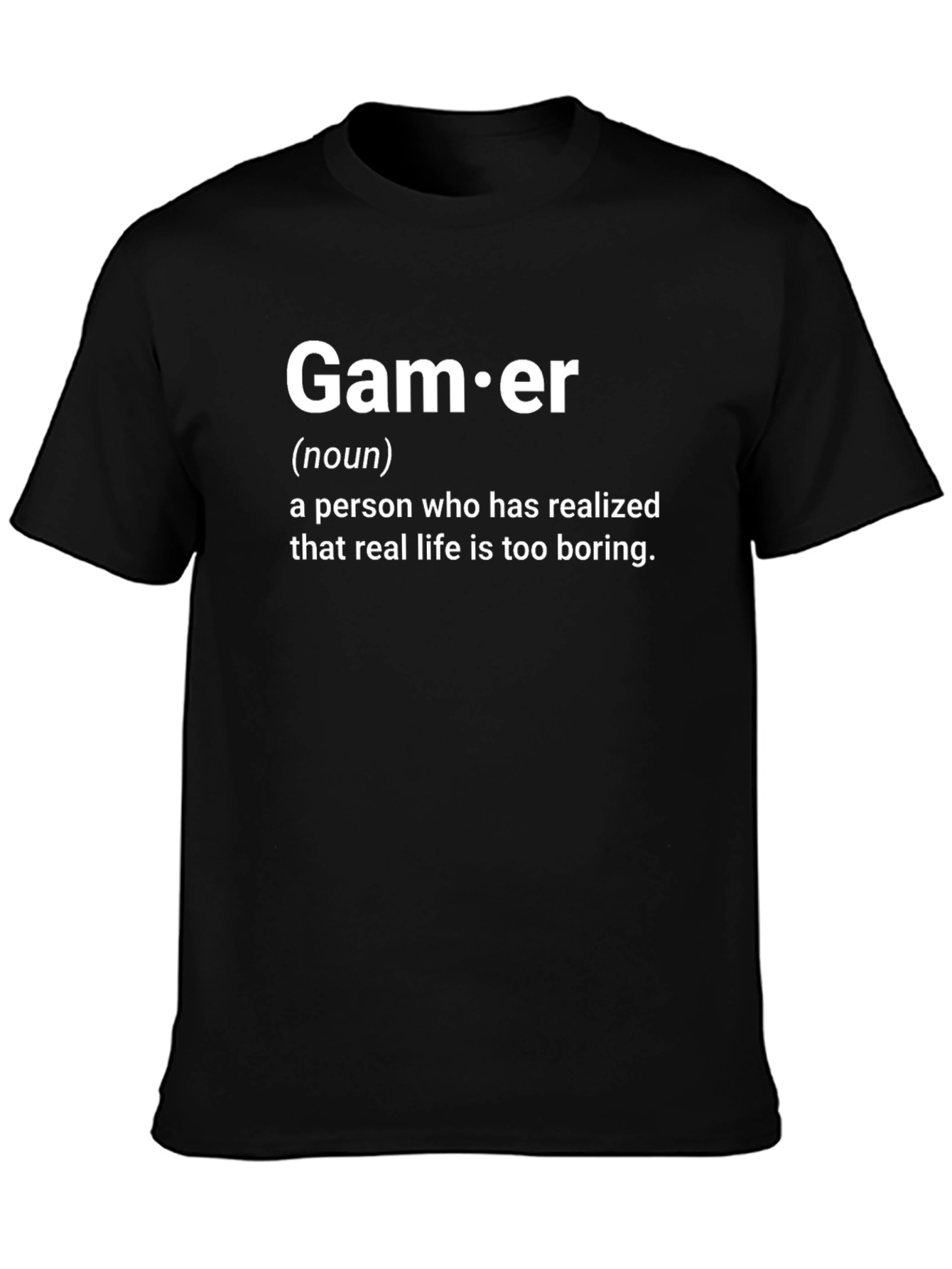 Gamer Definition T-Shirt - Funny Gaming Tee