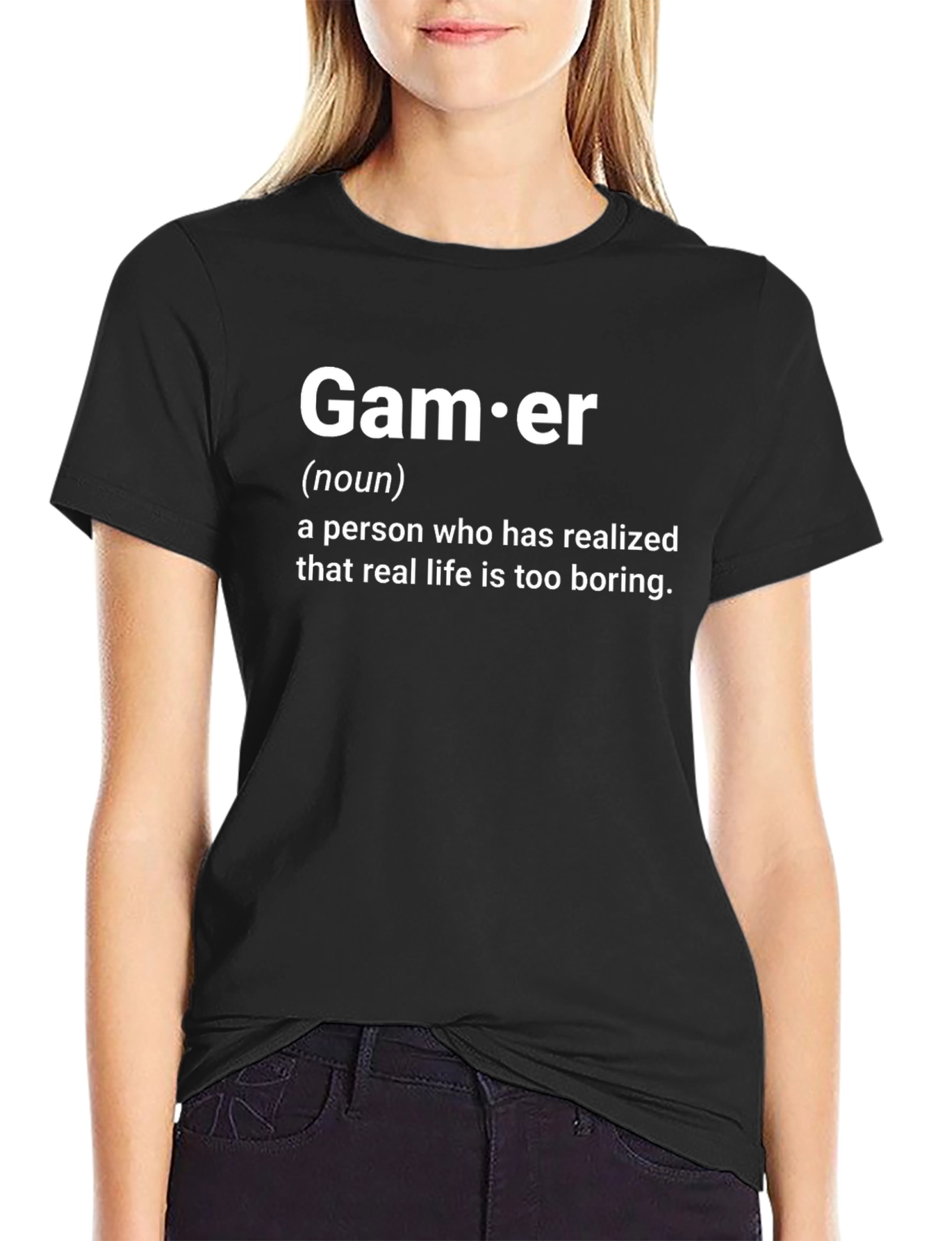 Gamer Definition T-Shirt - Funny Gaming Tee