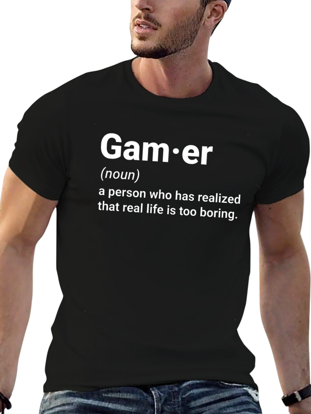 Gamer Definition T-Shirt - Funny Gaming Tee