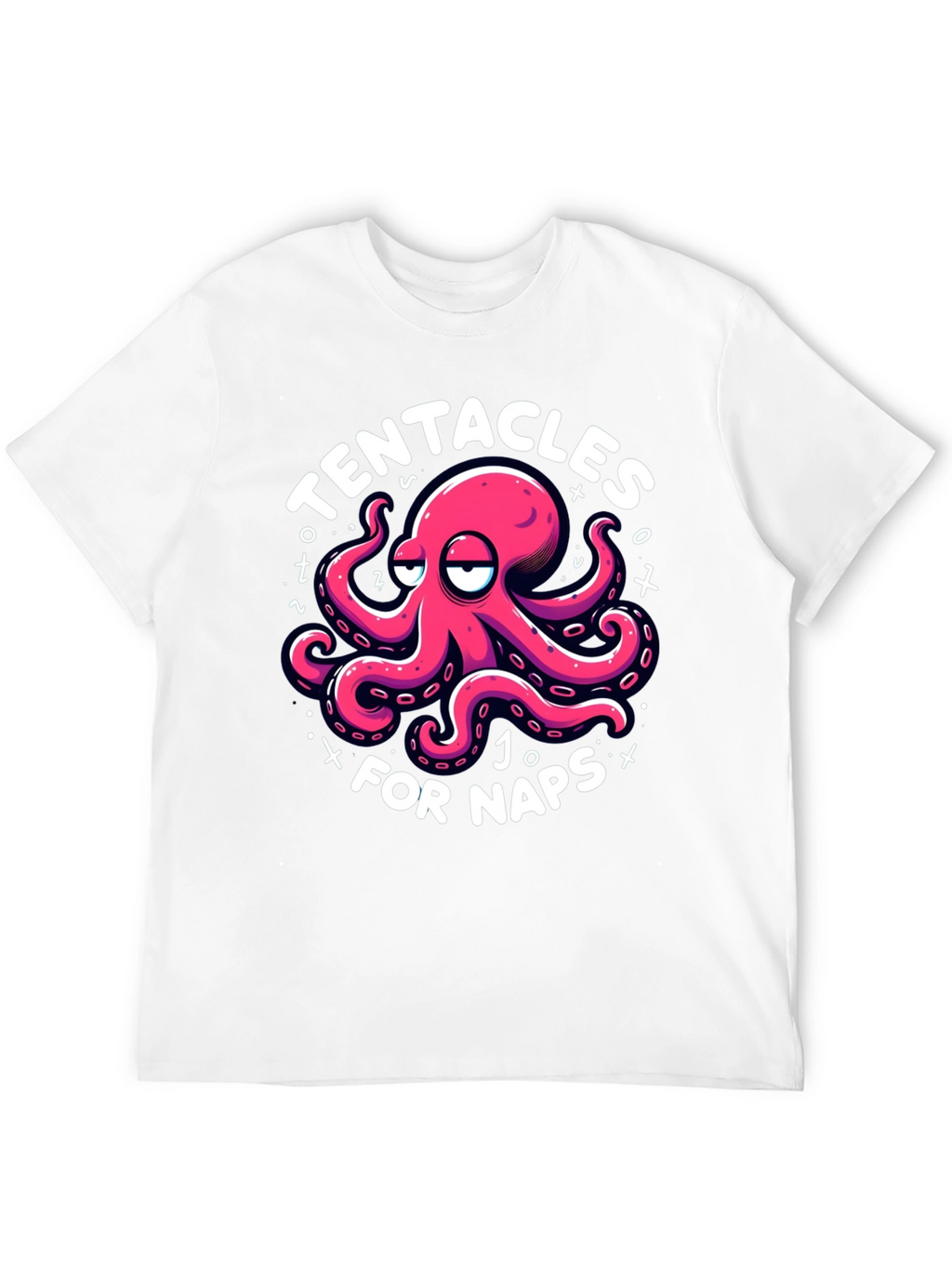 Tentacles for Naps Black Graphic T-Shirt