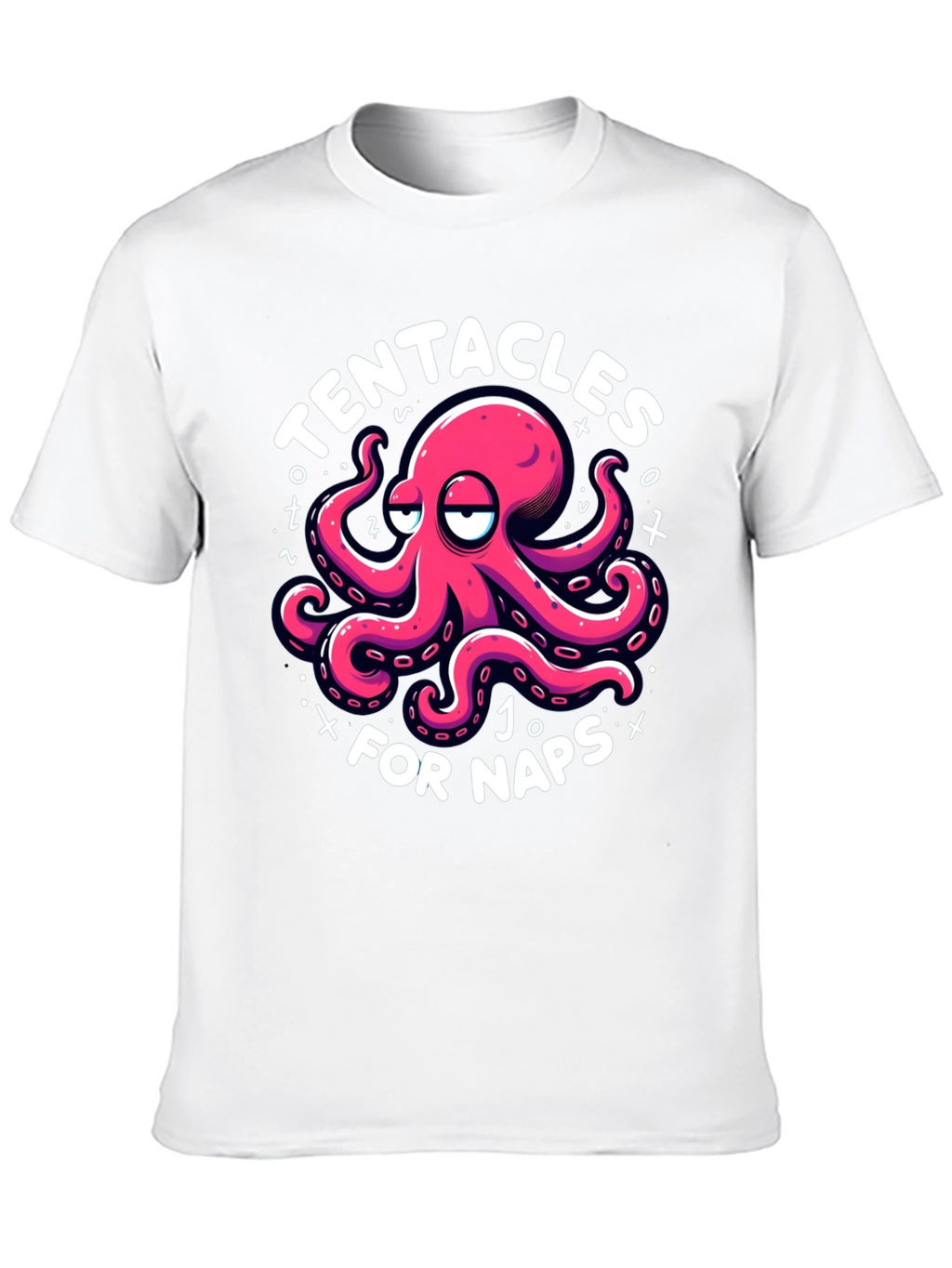 Tentacles for Naps Black Graphic T-Shirt
