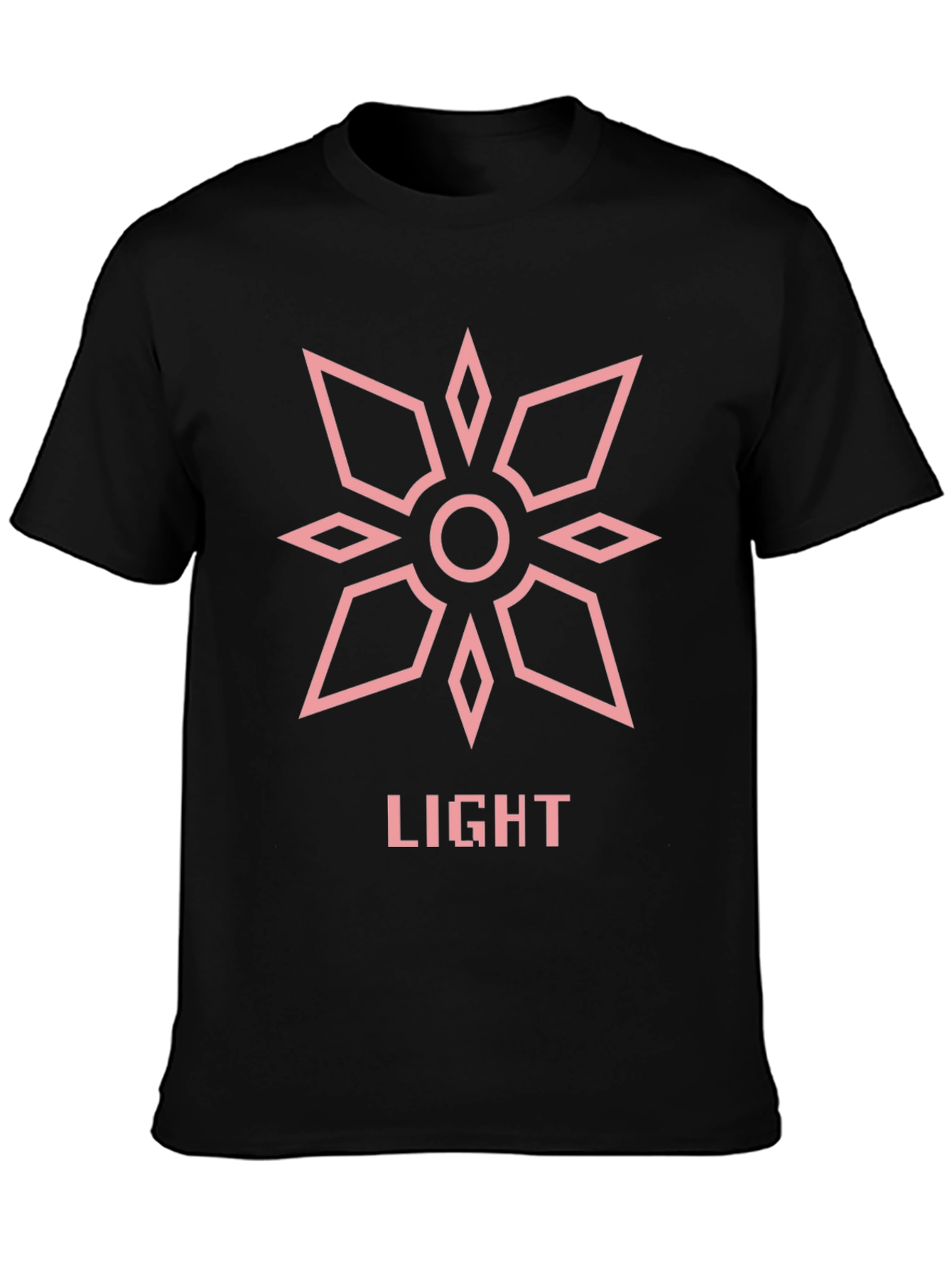 Light Crest T-Shirt - Black Graphic Tee
