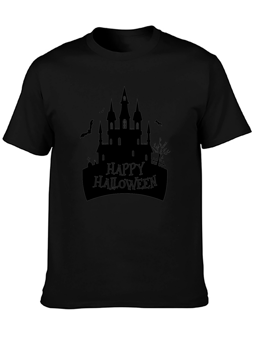 Happy Halloween Castle Graphic Tee