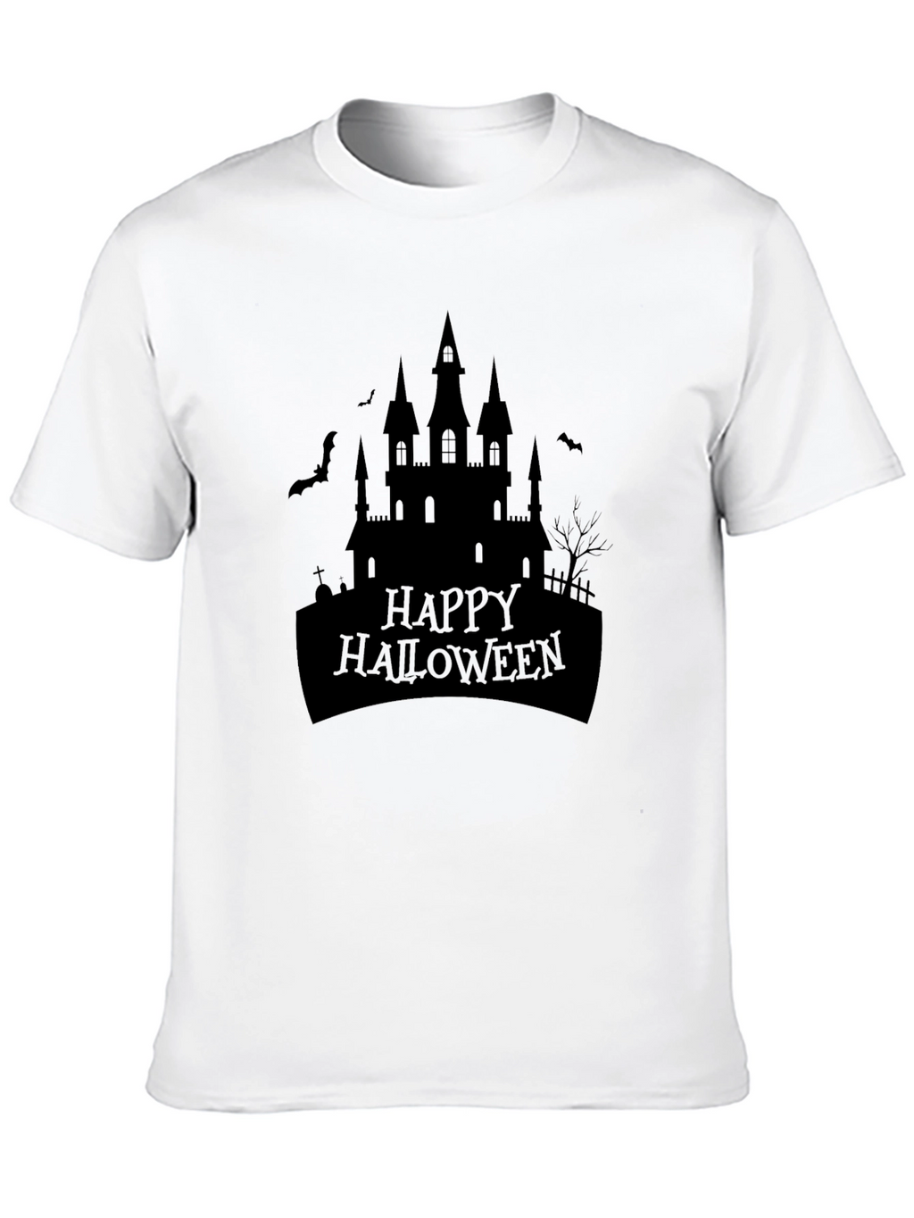 Happy Halloween Castle Graphic Tee