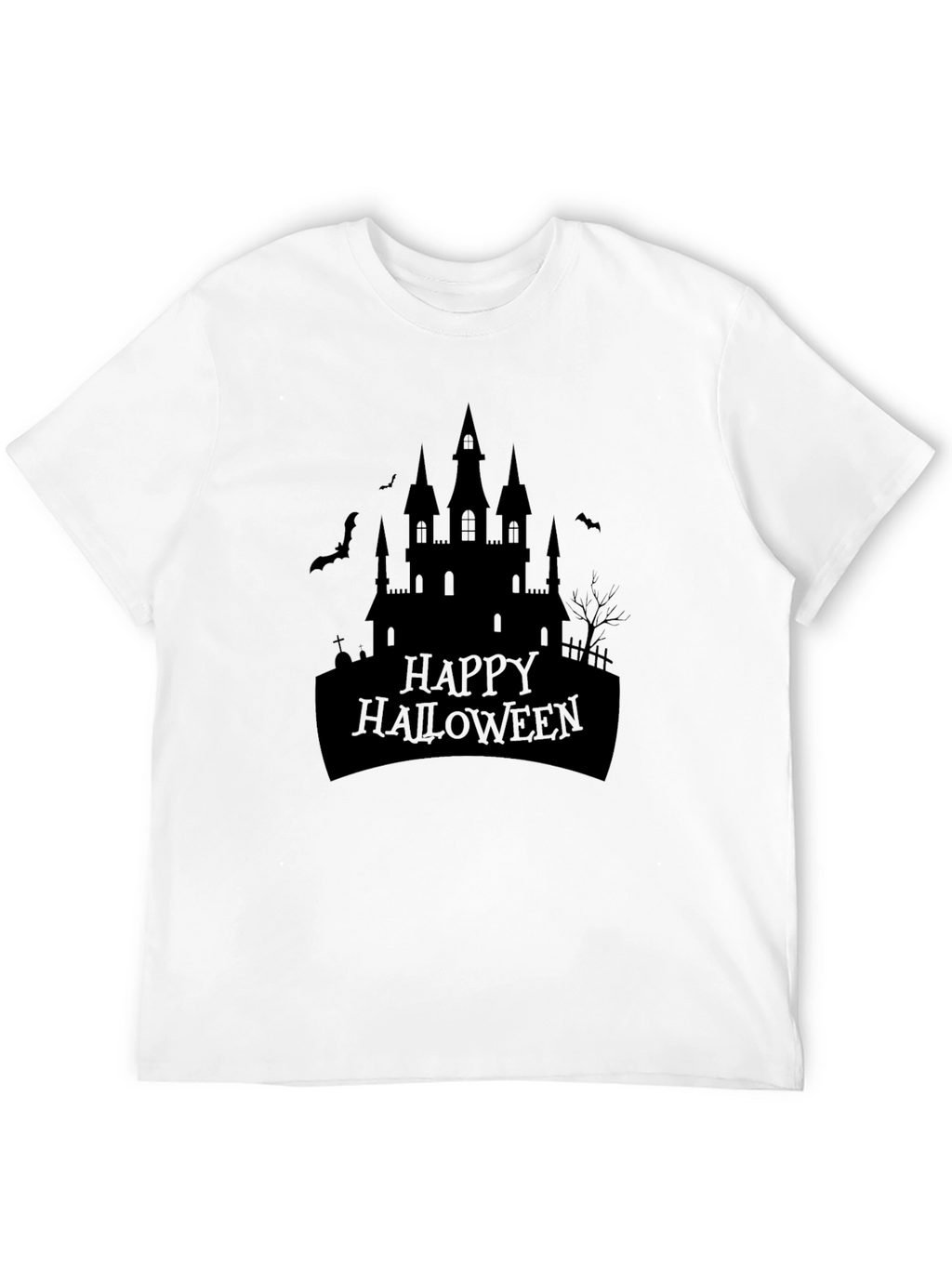 Happy Halloween Castle Graphic Tee