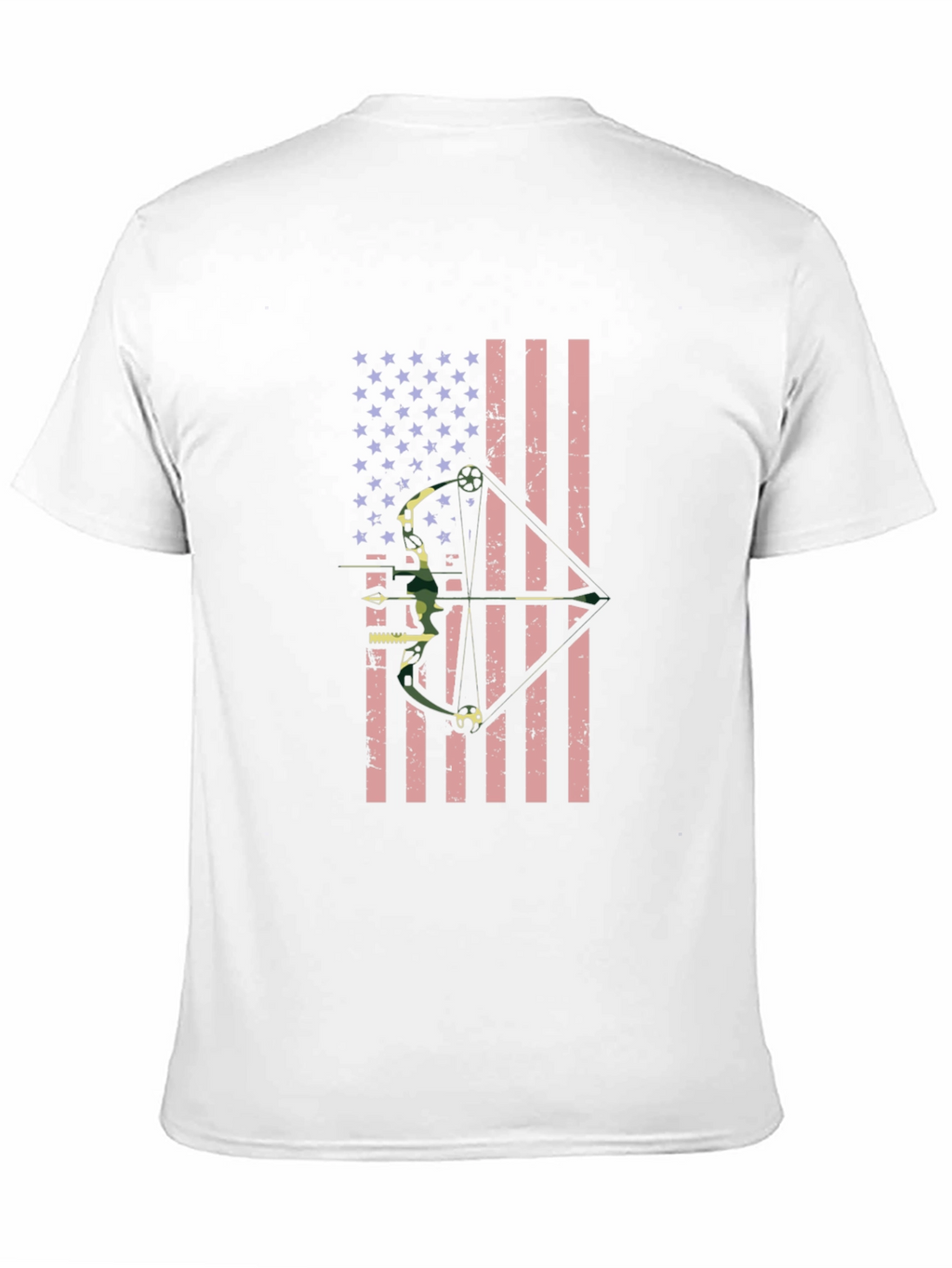 American Flag Bow Hunting T-Shirt