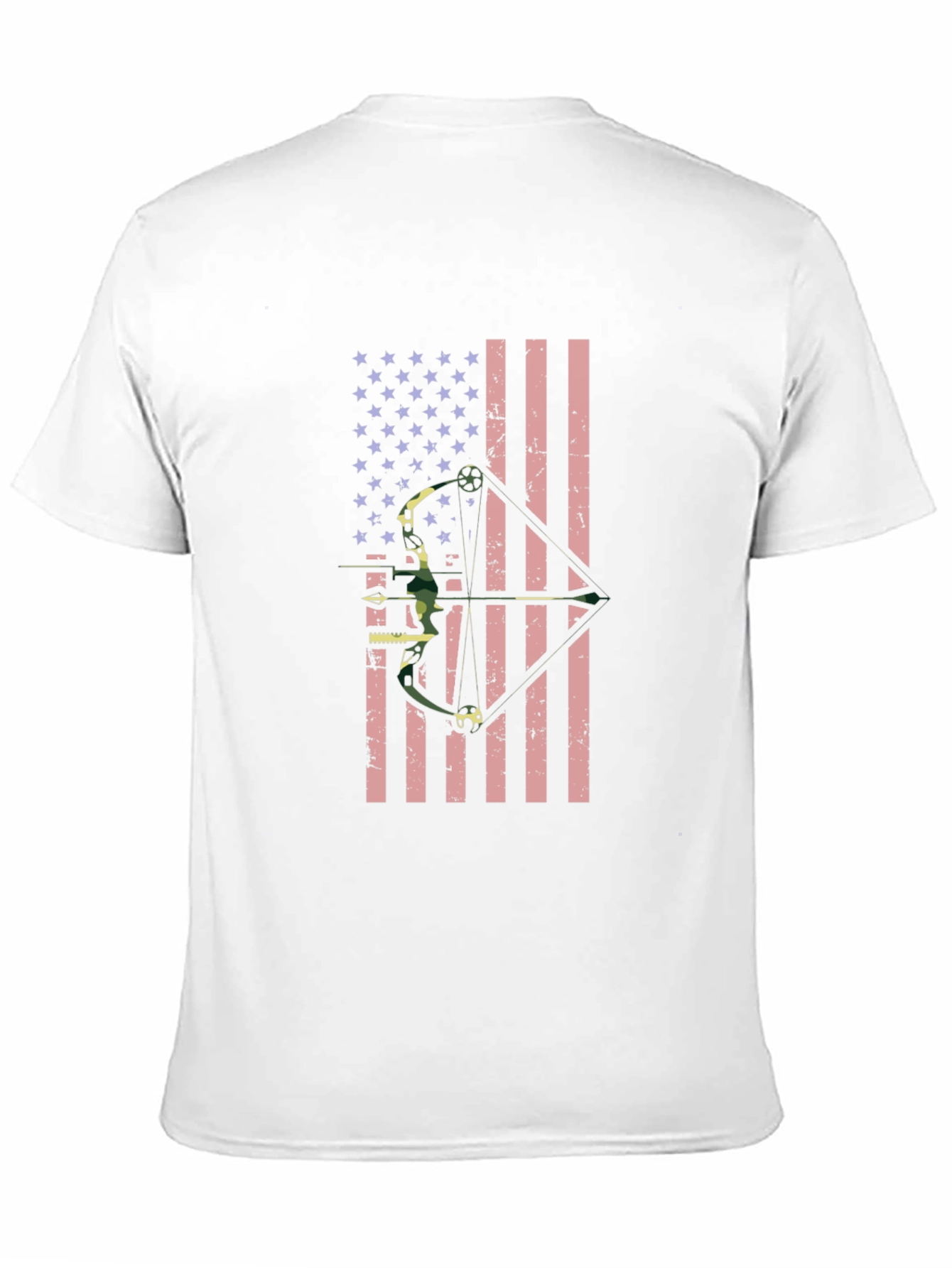 American Flag Bow Hunting T-Shirt
