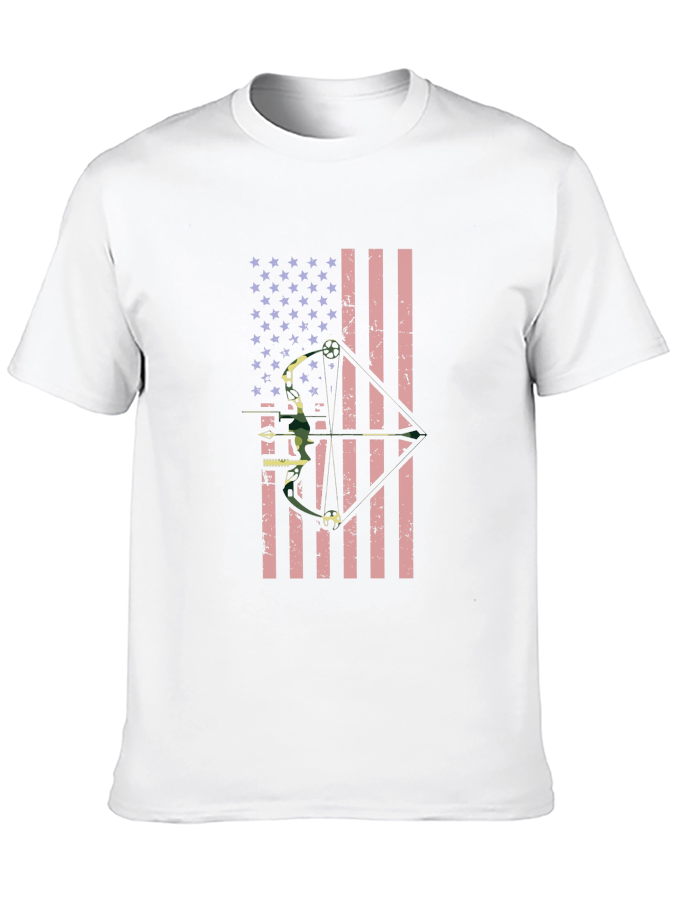 American Flag Bow Hunting T-Shirt