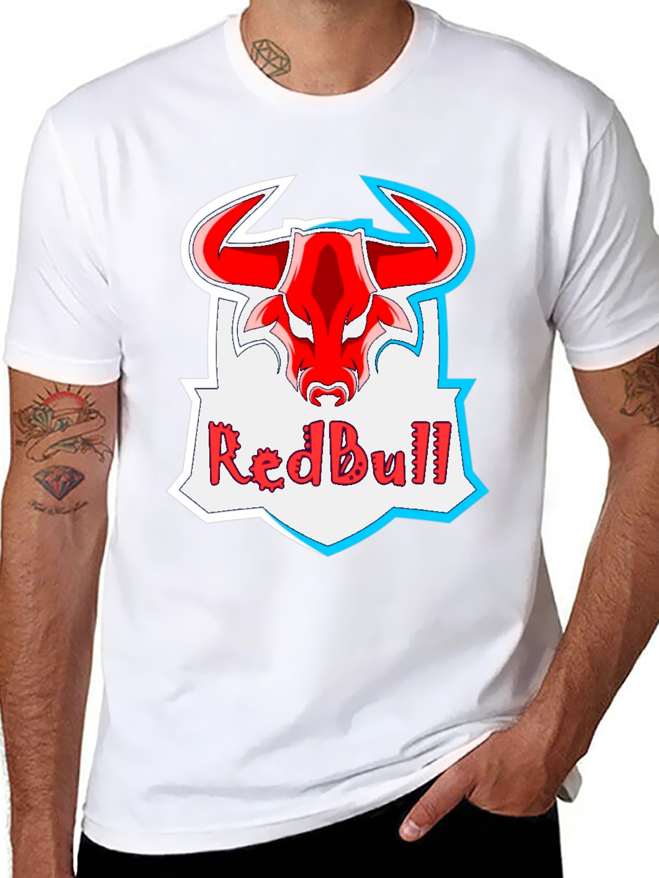 Red Bull Logo Black T-Shirt