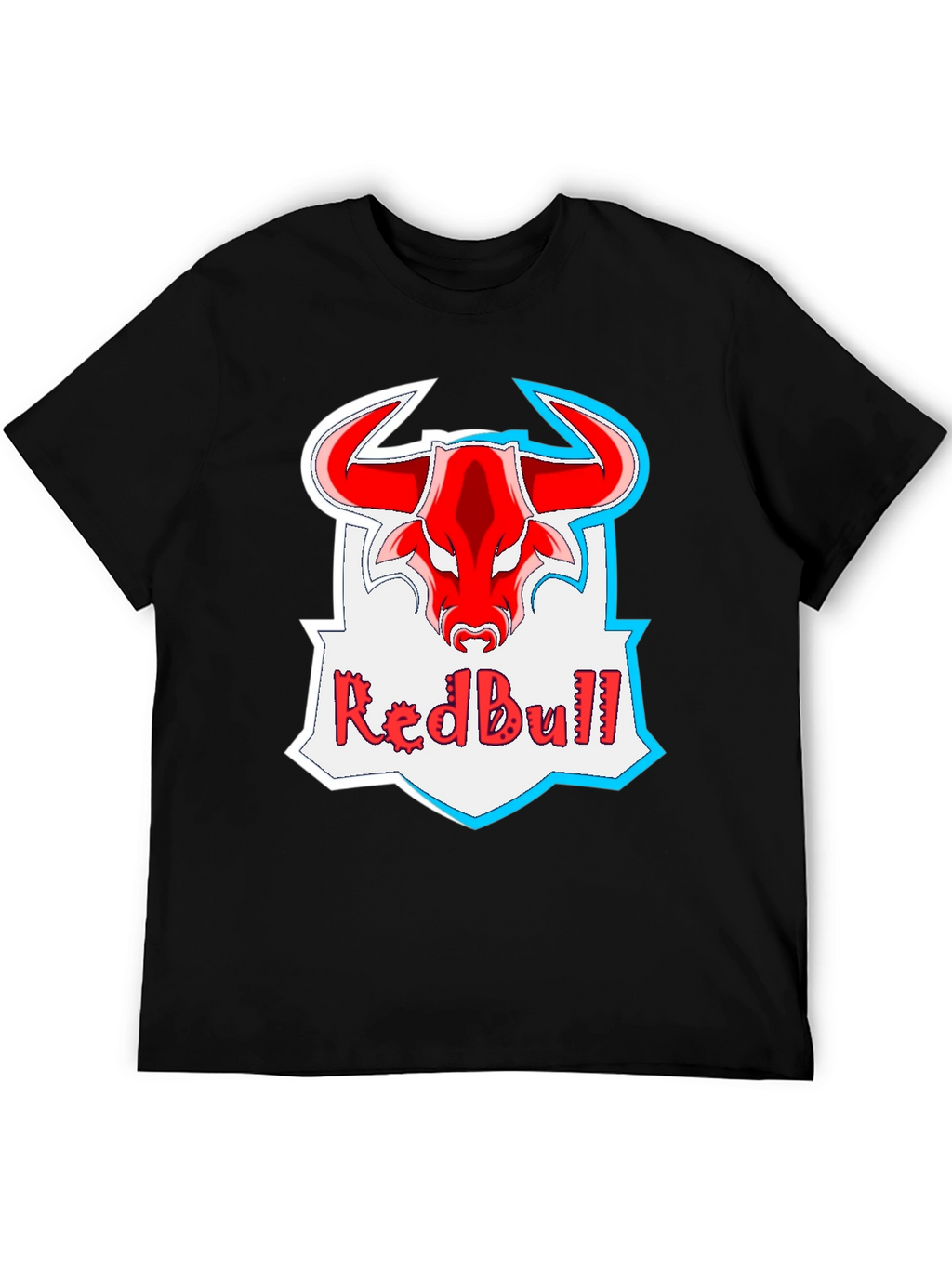 Red Bull Logo Black T-Shirt