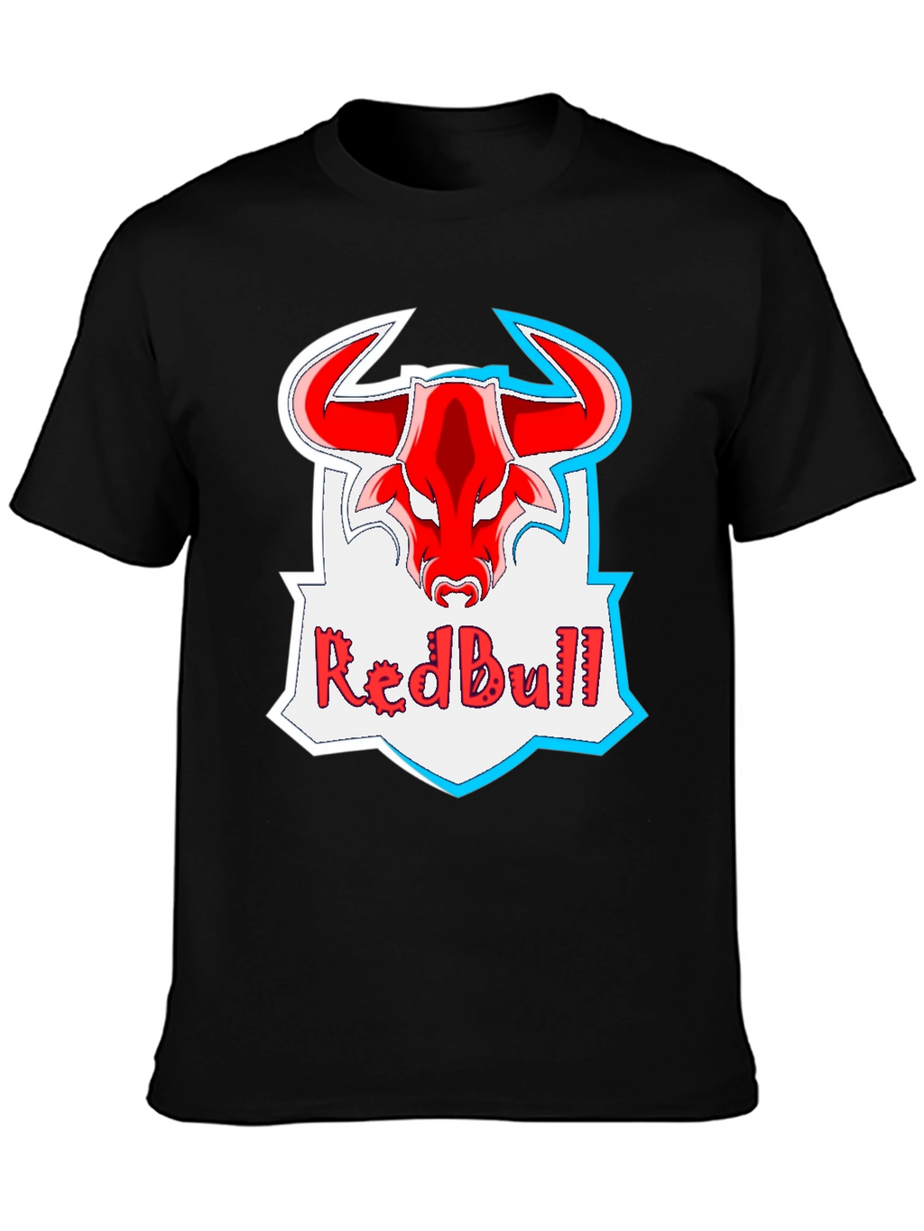 Red Bull Logo Black T-Shirt
