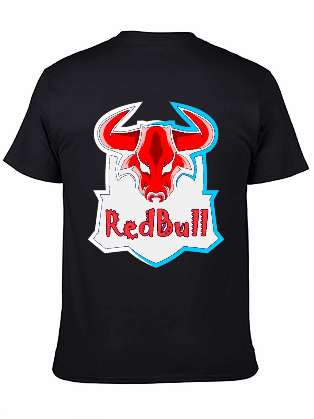 Red Bull Logo Black T-Shirt