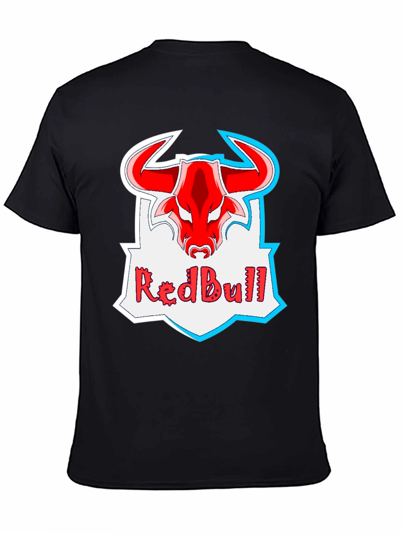 Red Bull Logo Black T-Shirt