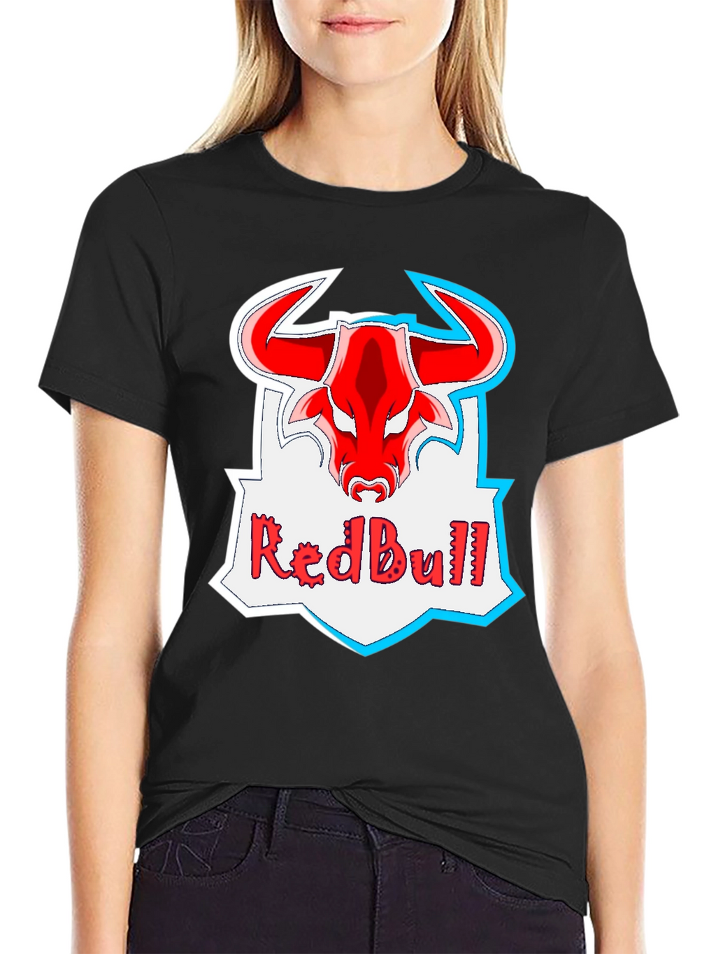 Red Bull Logo Black T-Shirt