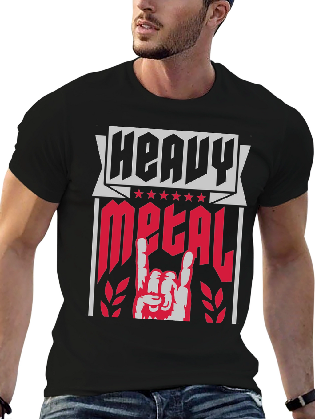 Heavy Metal Graphic T-Shirt - Rock On!