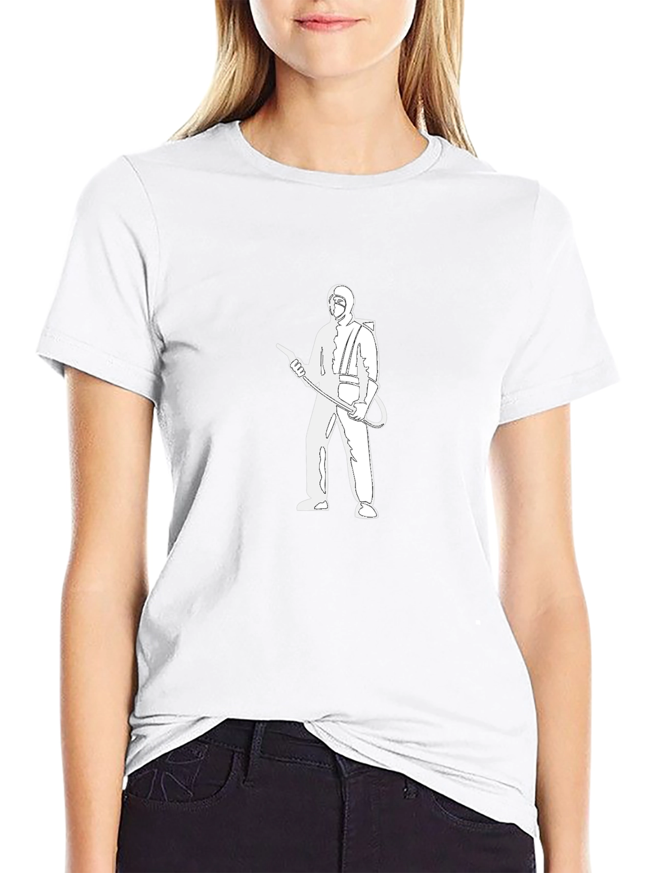 Hazmat Graphic Tee - Black Cotton Comfort