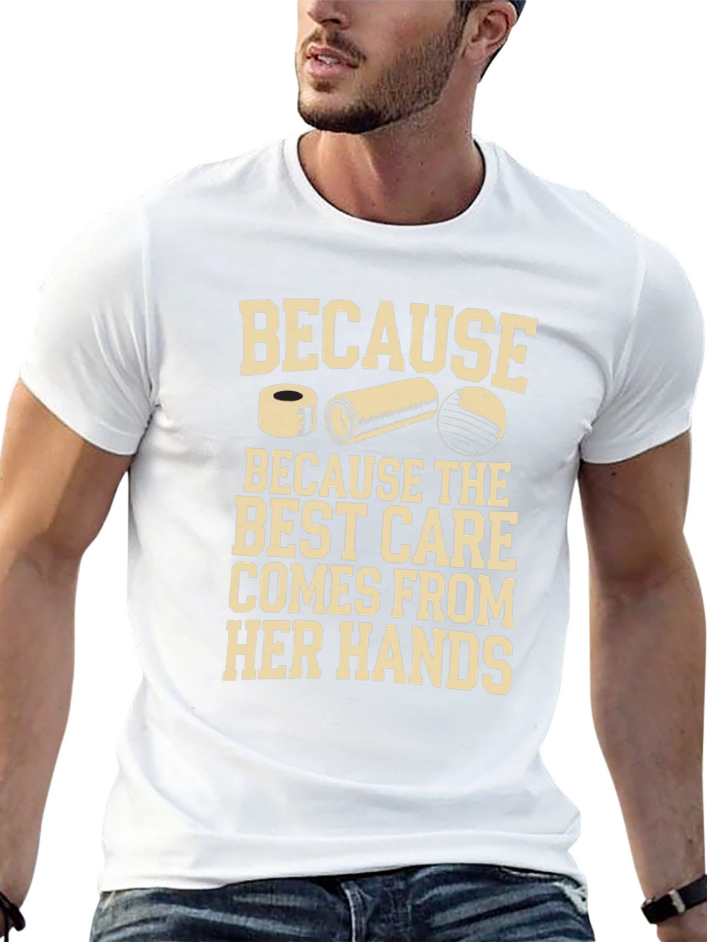 Best Care From Her Hands T-Shirt - Physical Therapist