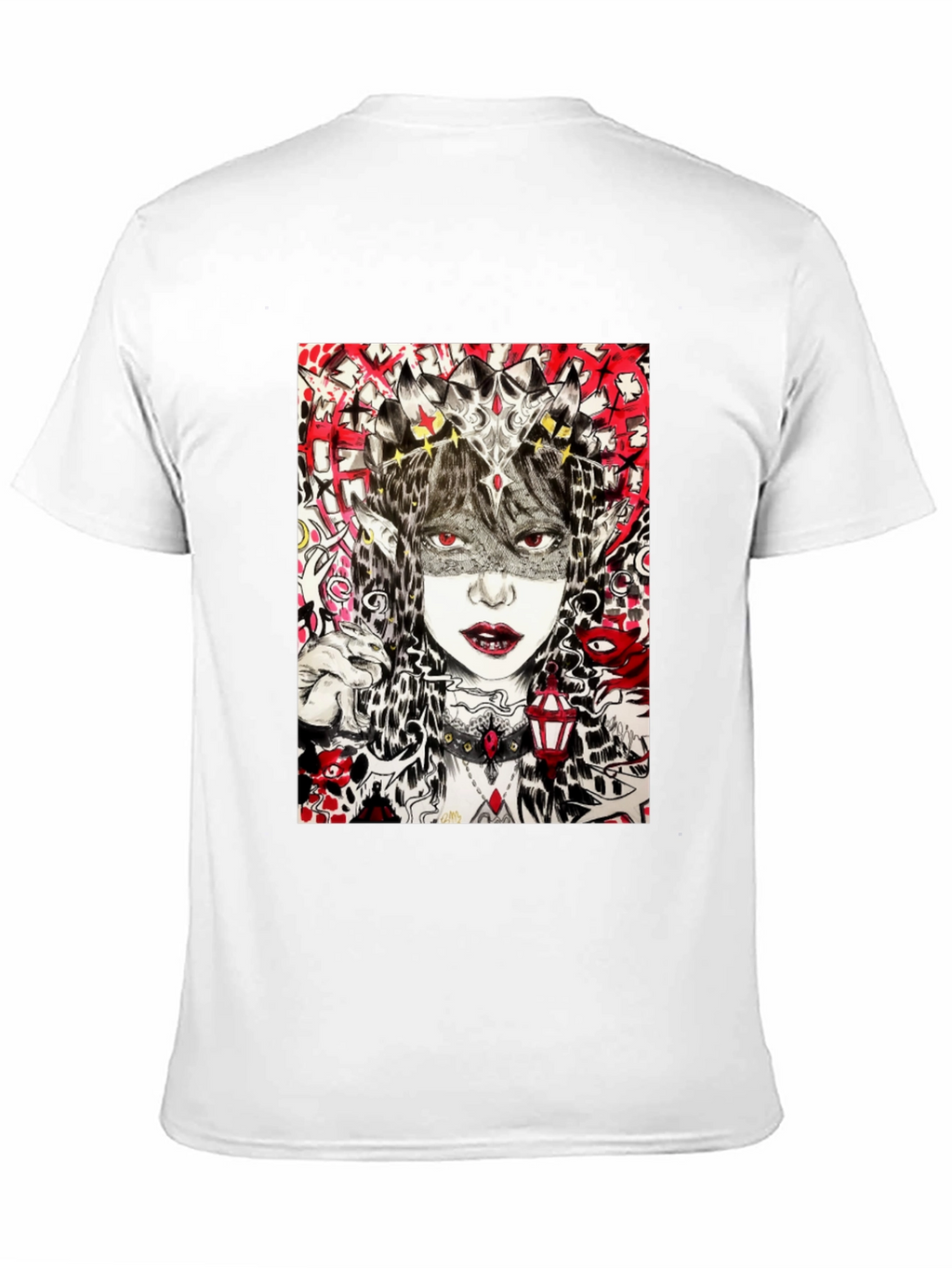 Edgy Graphic Tee - Black T-Shirt