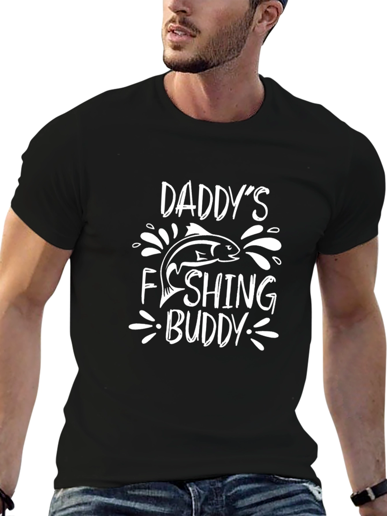 Daddys Fishing Buddy Graphic Tee