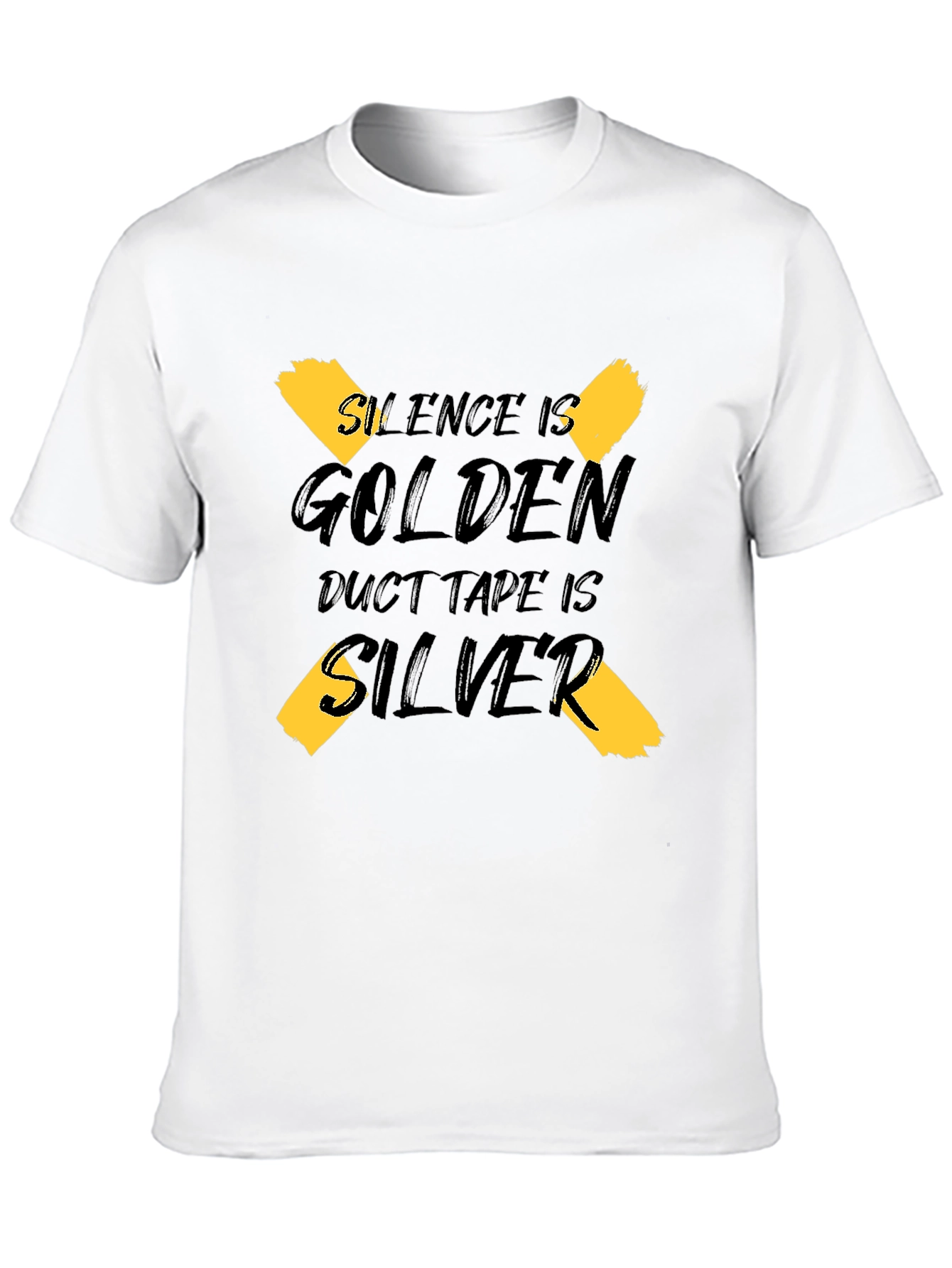 Silence is Golden Duct Tape is Silver Graphic Tee