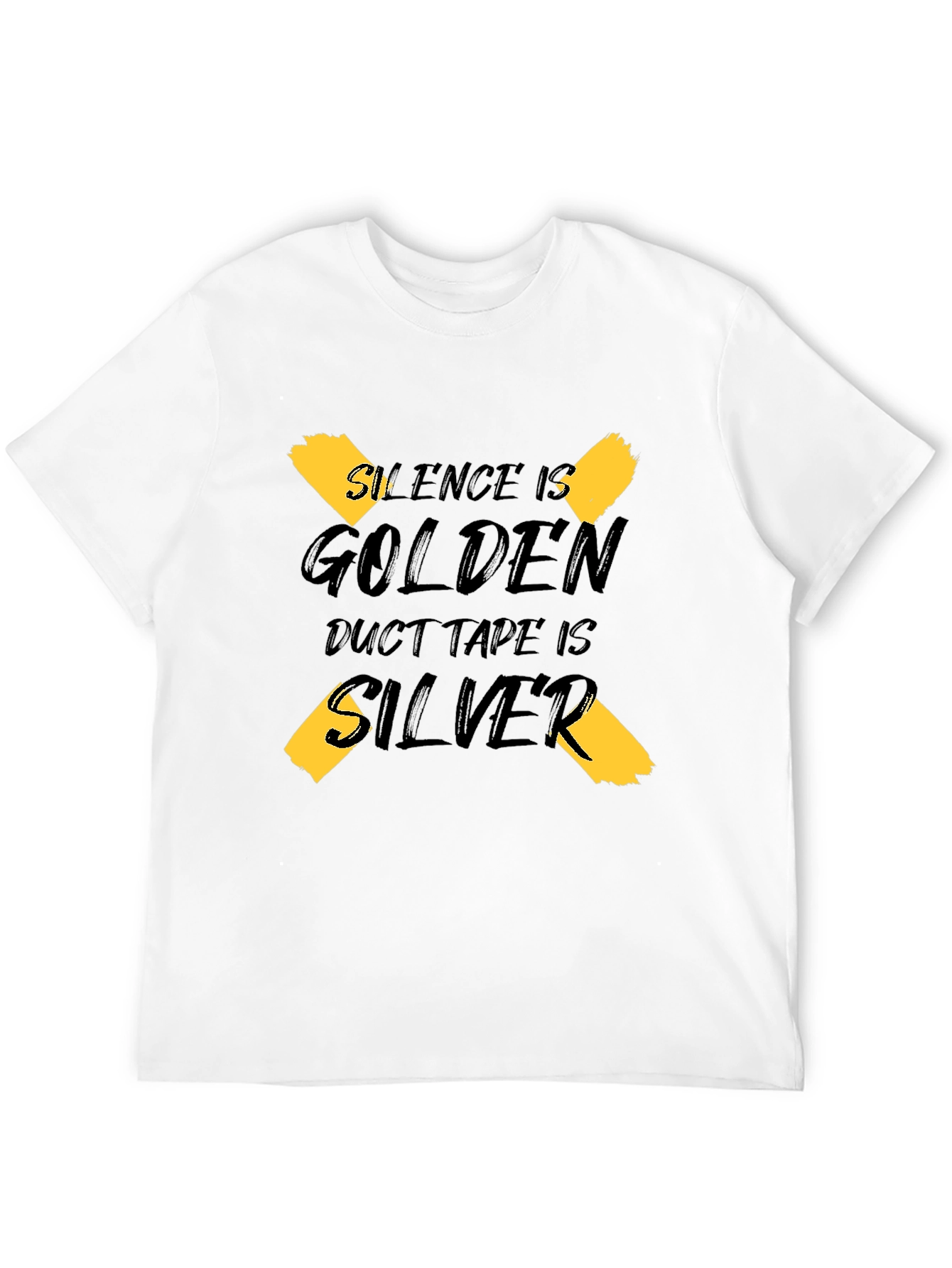 Silence is Golden Duct Tape is Silver Graphic Tee